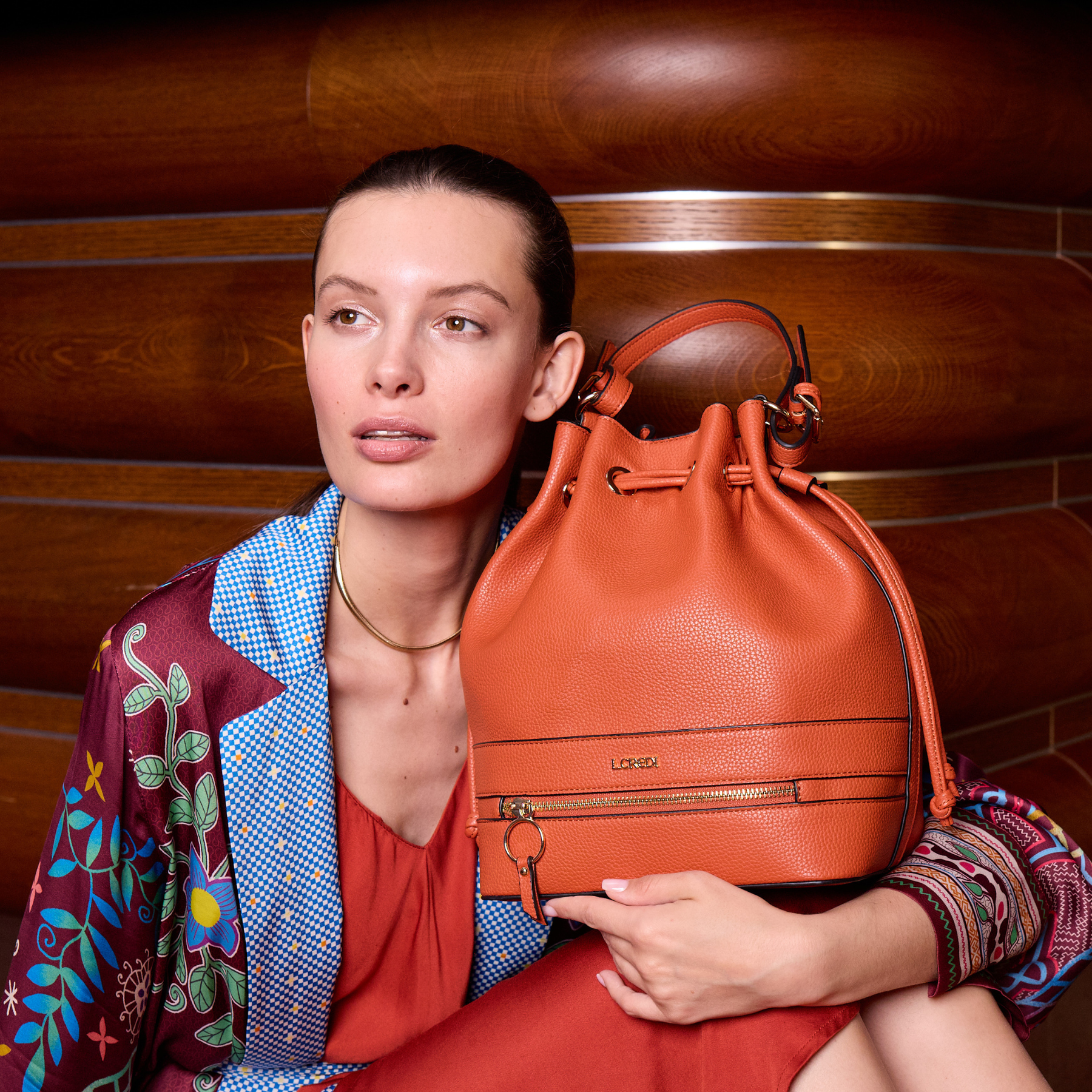 Rachelle Hobo burned orange