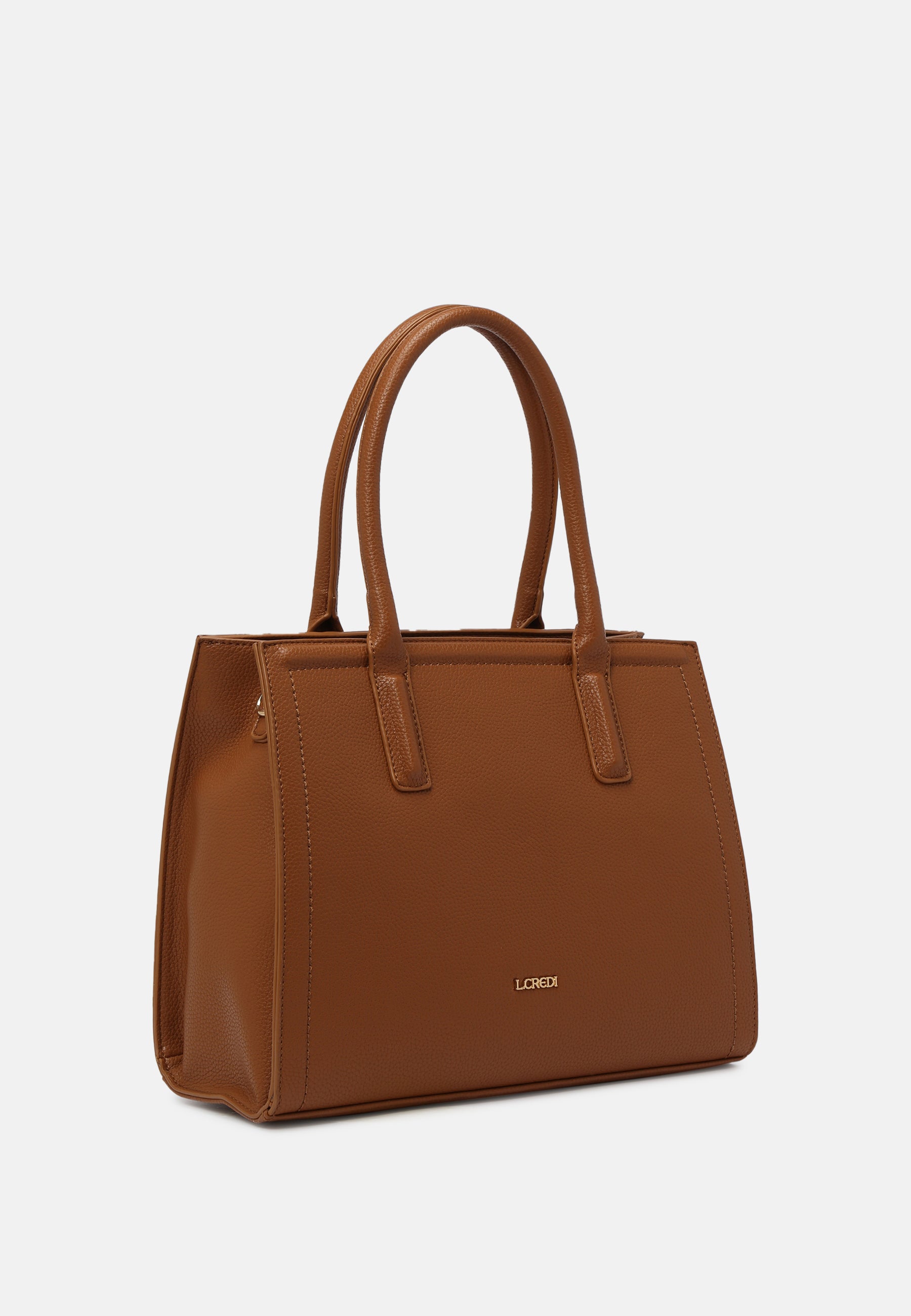 Larissa Henkeltasche cognac - L.Credi Munich