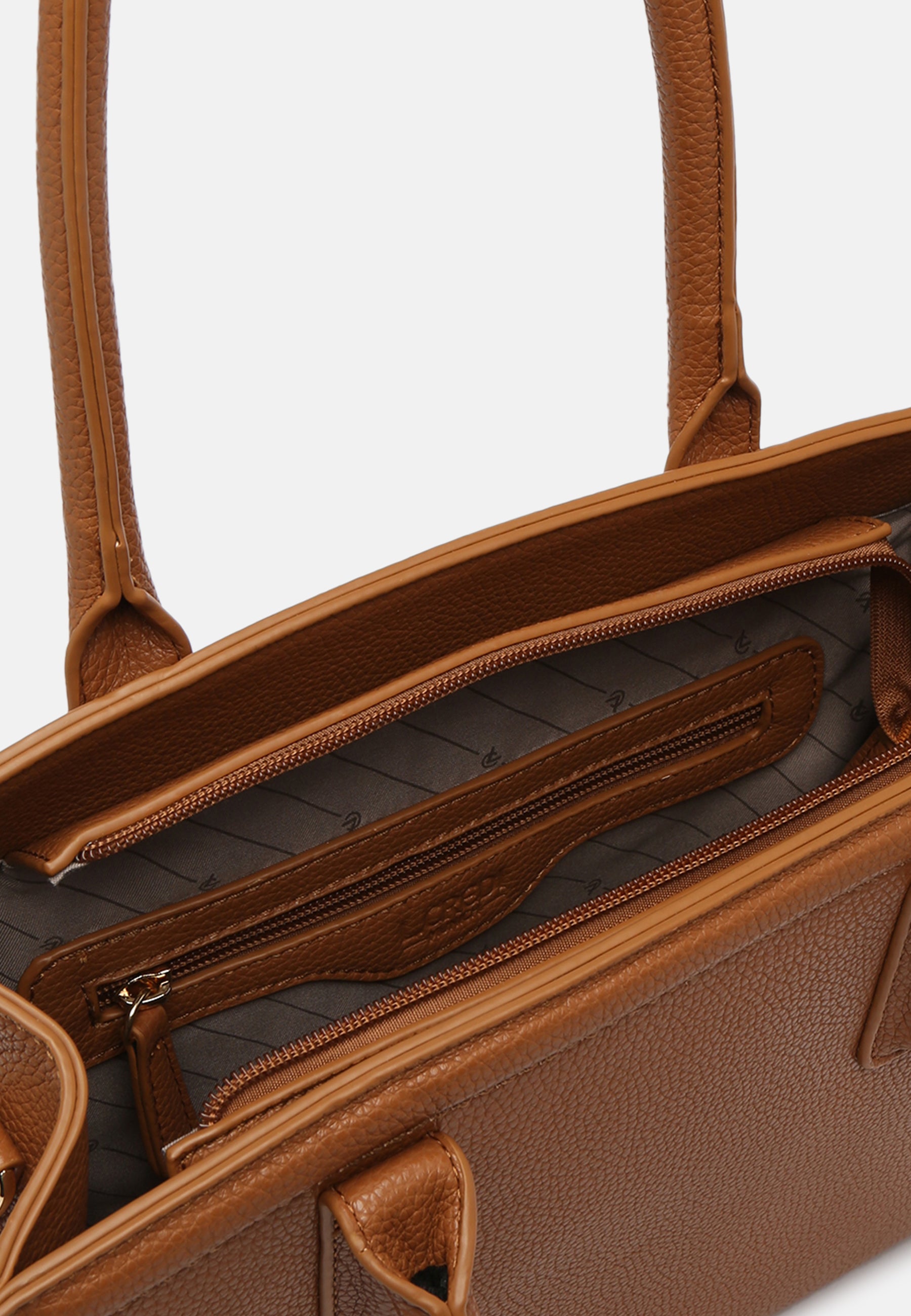 Larissa Henkeltasche cognac - L.Credi Munich