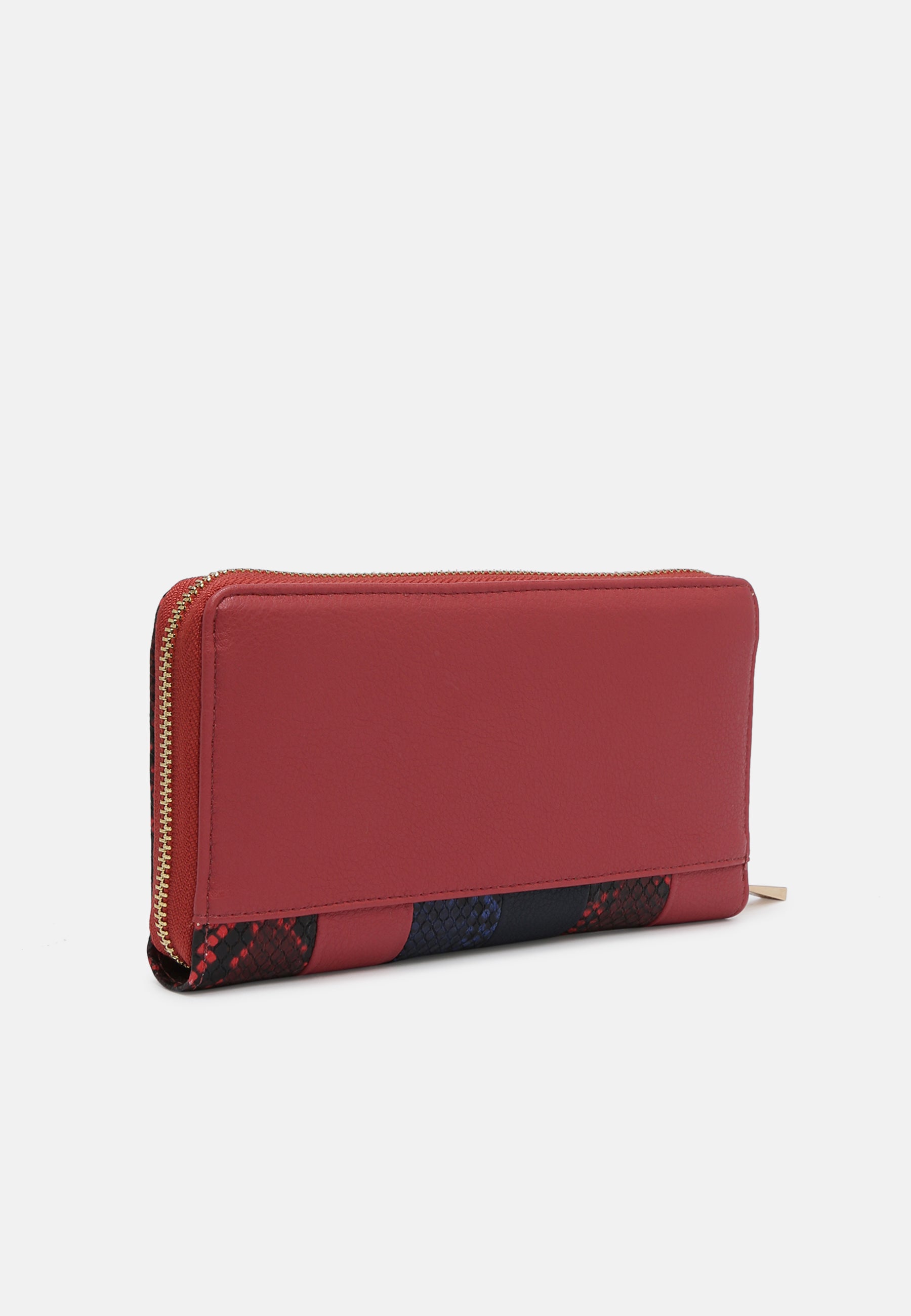Leonora Portemonnaie Damen blau / rot - L.Credi Munich