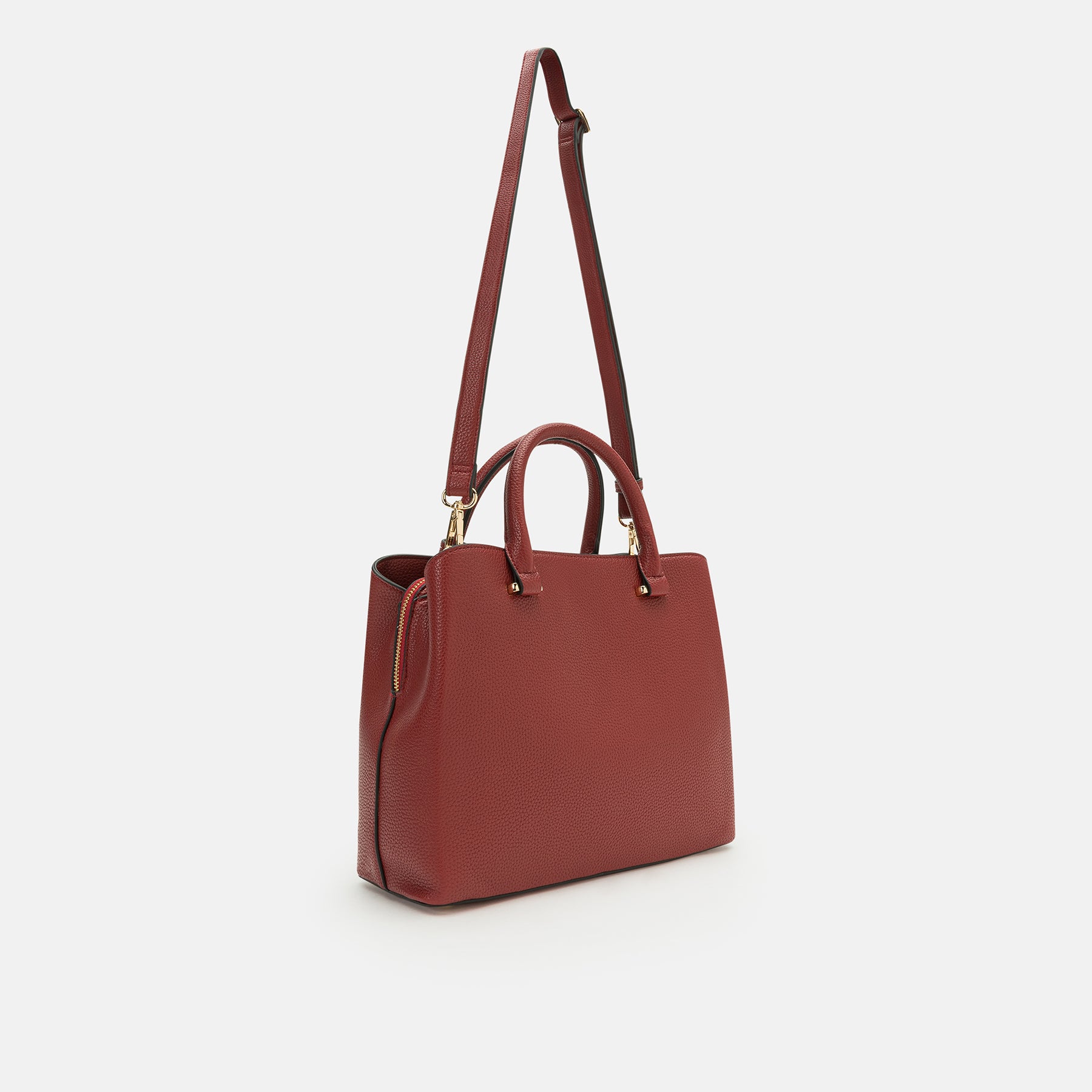 Maxima Henkeltasche rot - L.Credi Munich