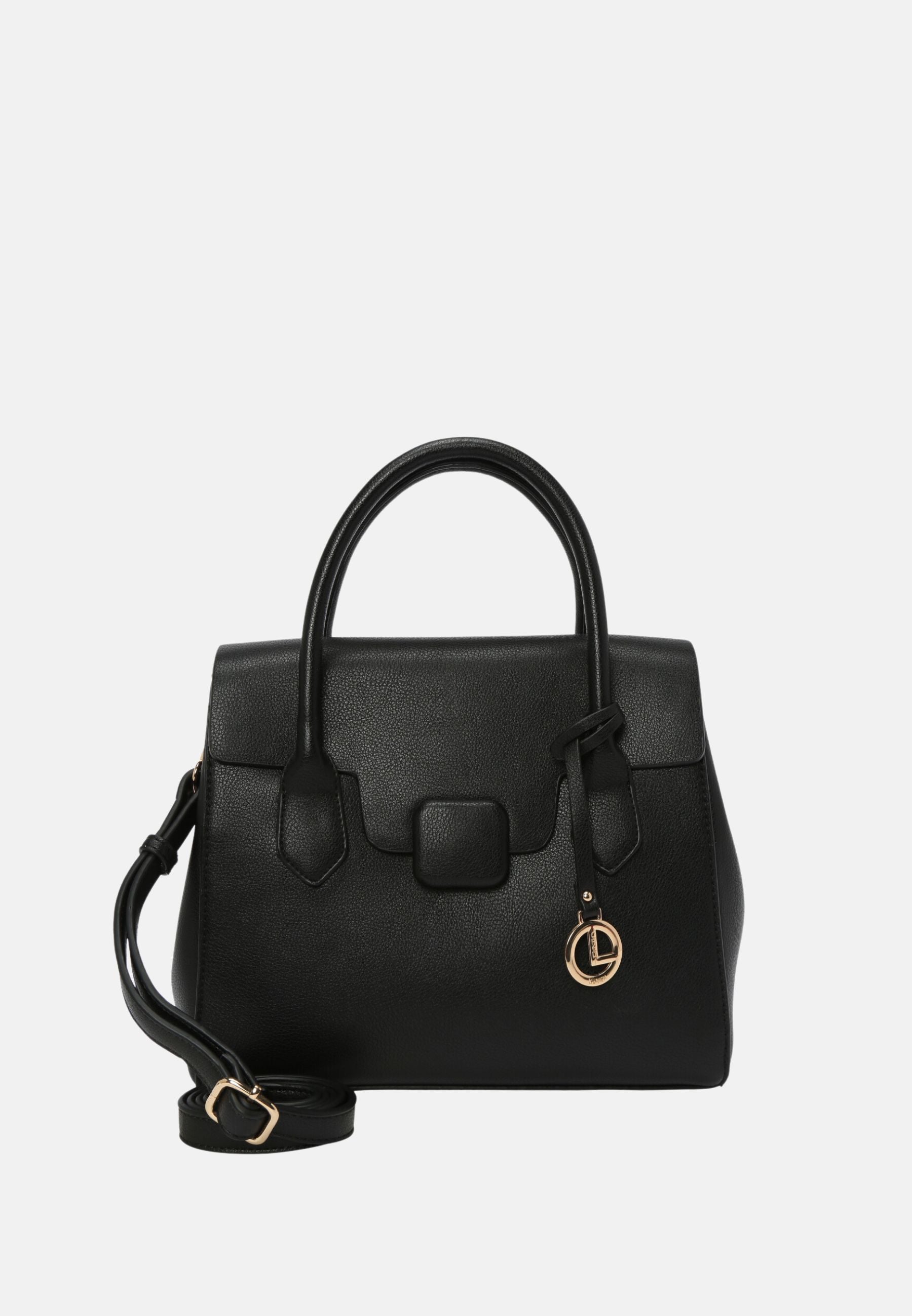 Lanika Henkeltasche schwarz - L.Credi Munich