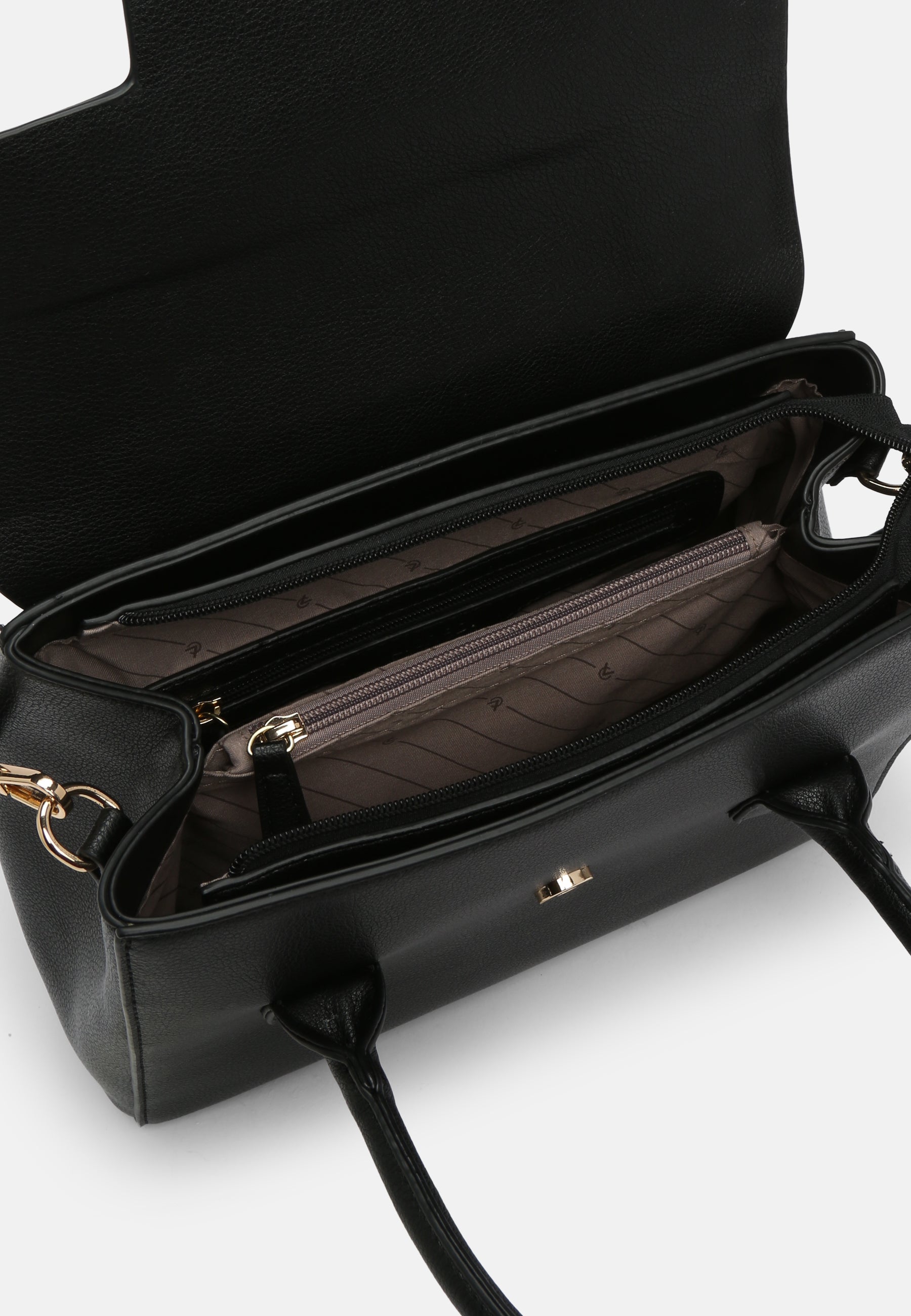 Lanika Henkeltasche schwarz - L.Credi Munich
