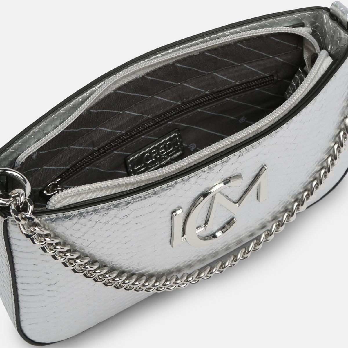 Lenore Clutch silber - L.Credi Munich