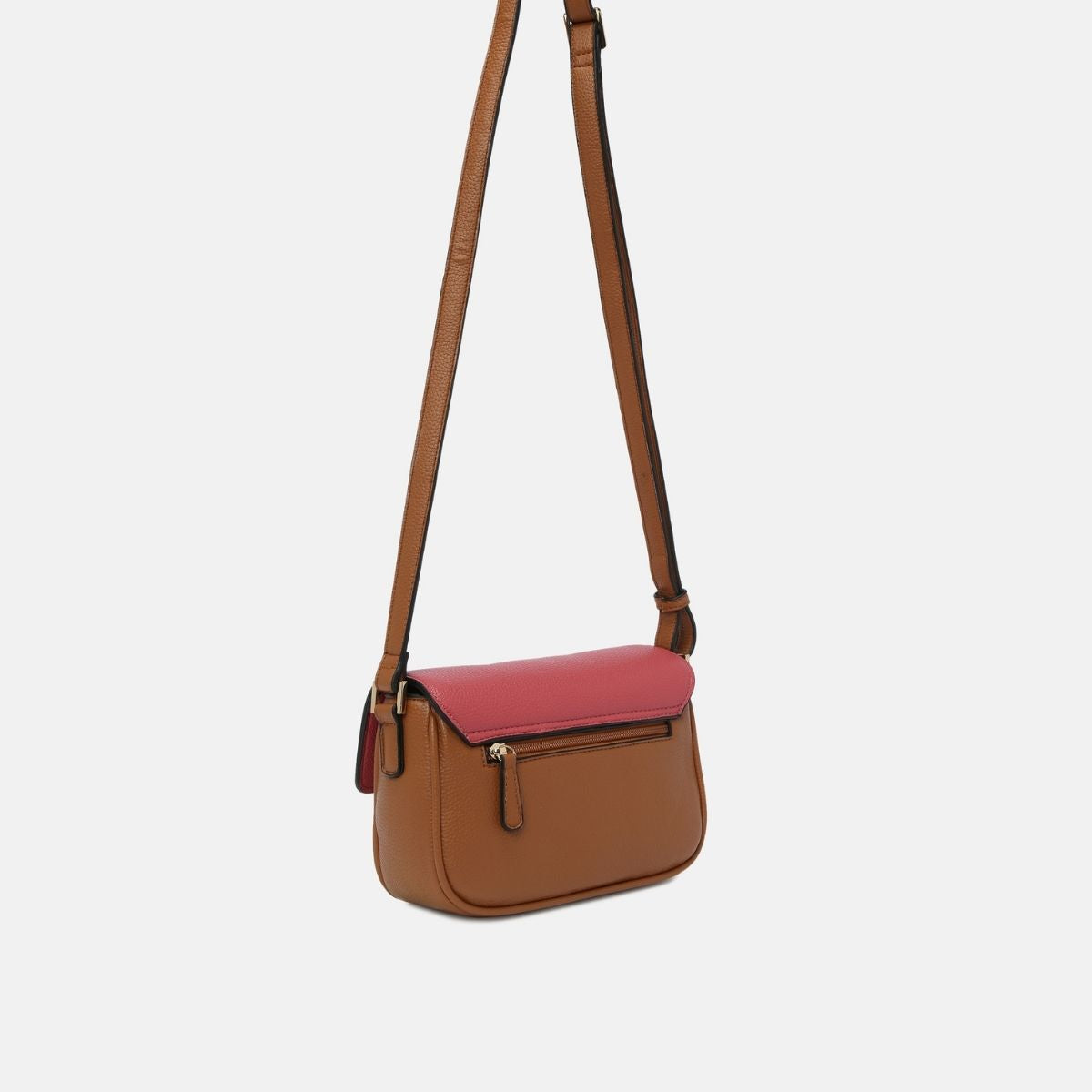 Liane Umhängetasche cognac / mix - L.Credi Munich