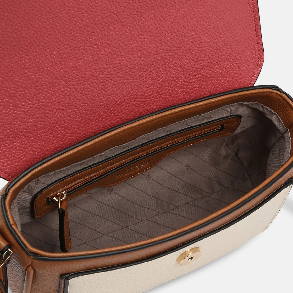 Liane Umhängetasche cognac / mix - L.Credi Munich
