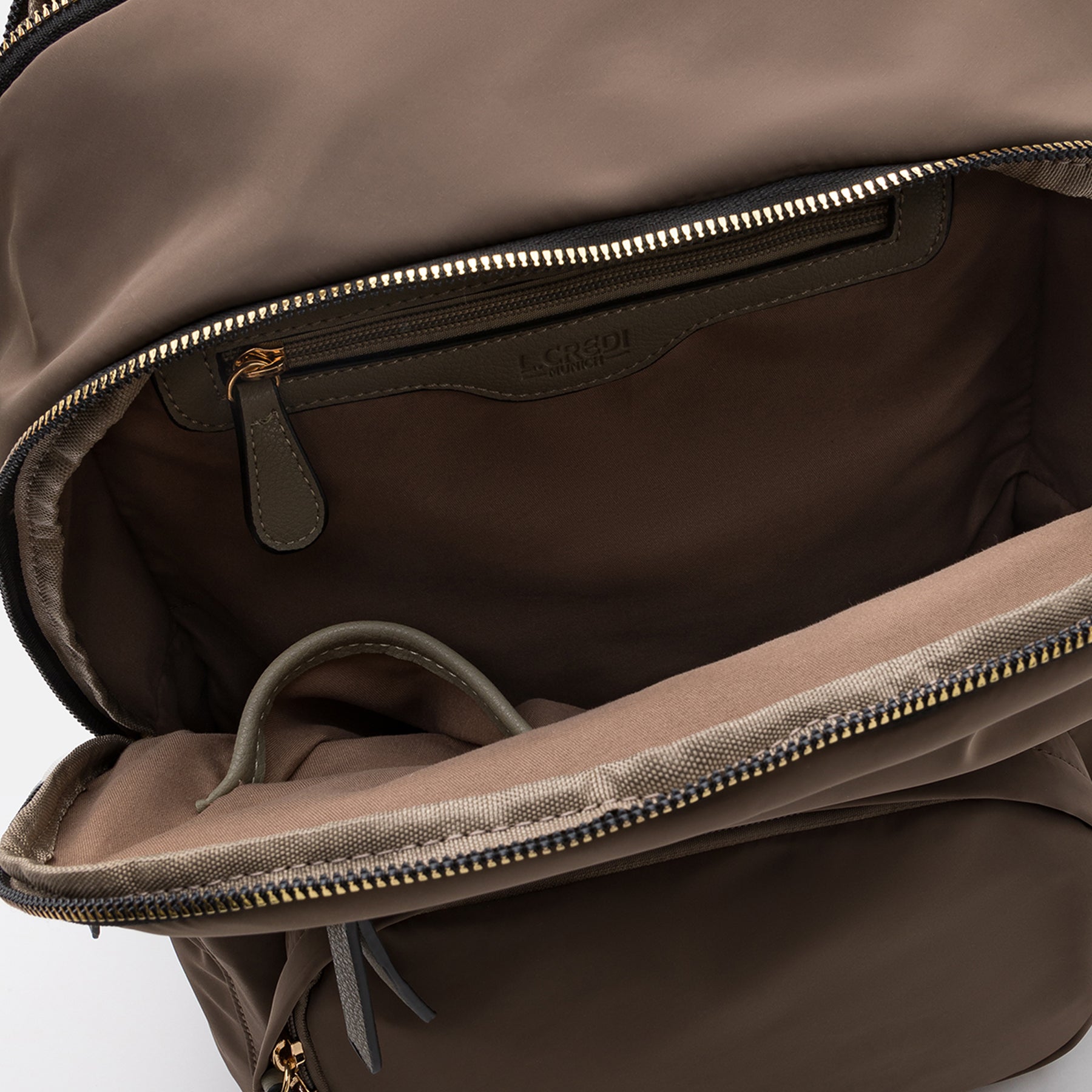 Odeta Rucksack khaki - L.Credi Munich