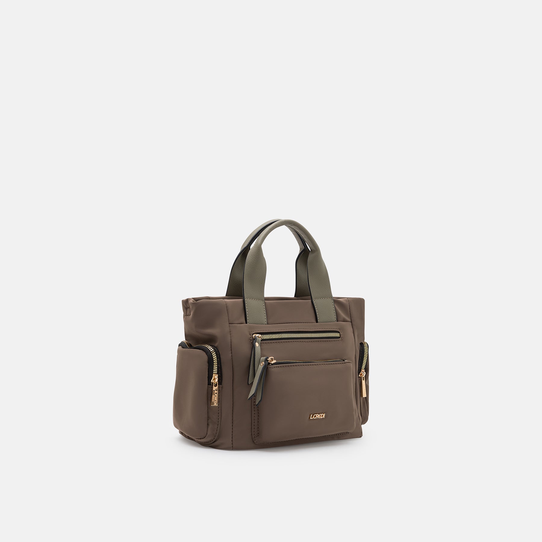 Odeta Henkeltasche khaki - L.Credi Munich