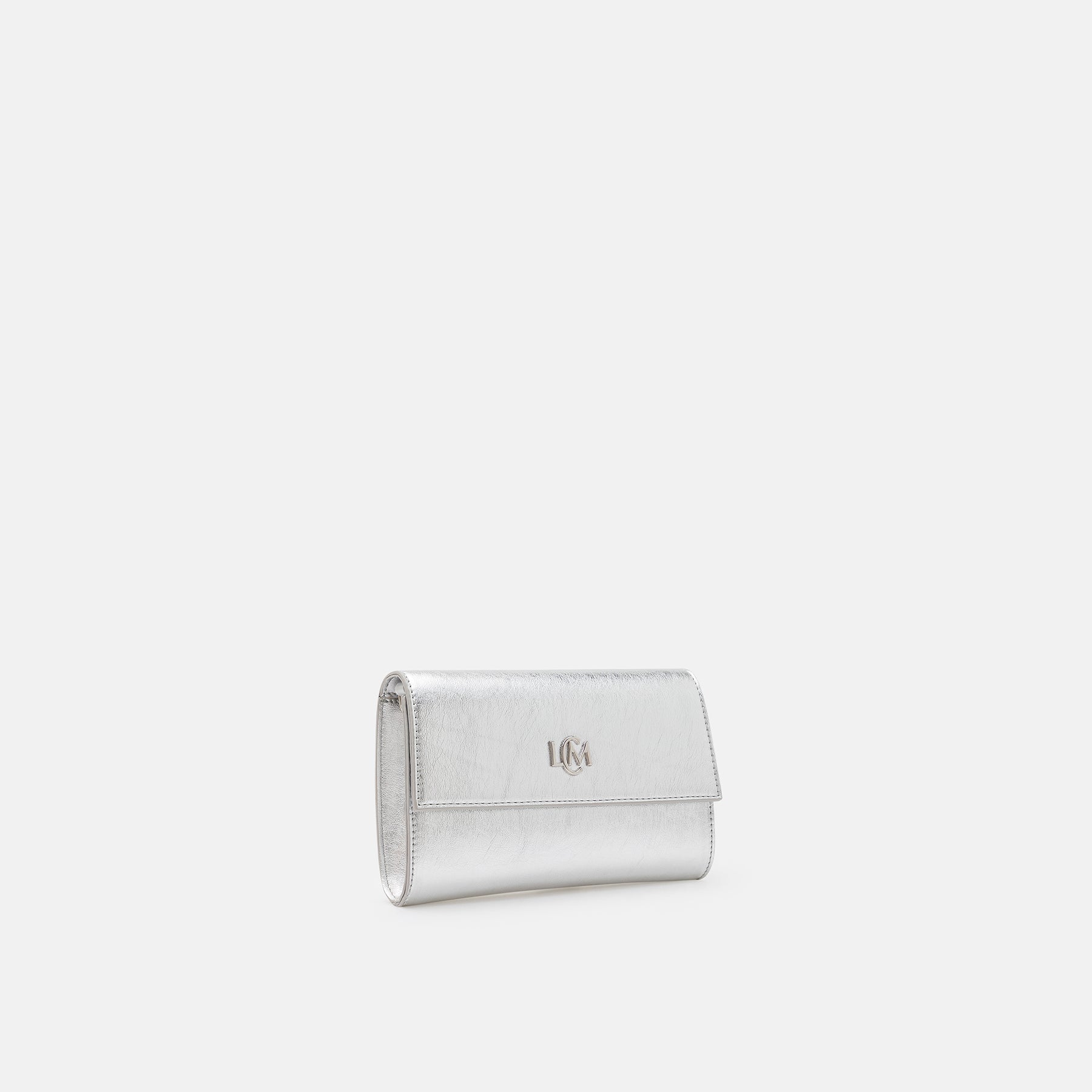Oliviana Clutch silber - L.Credi Munich