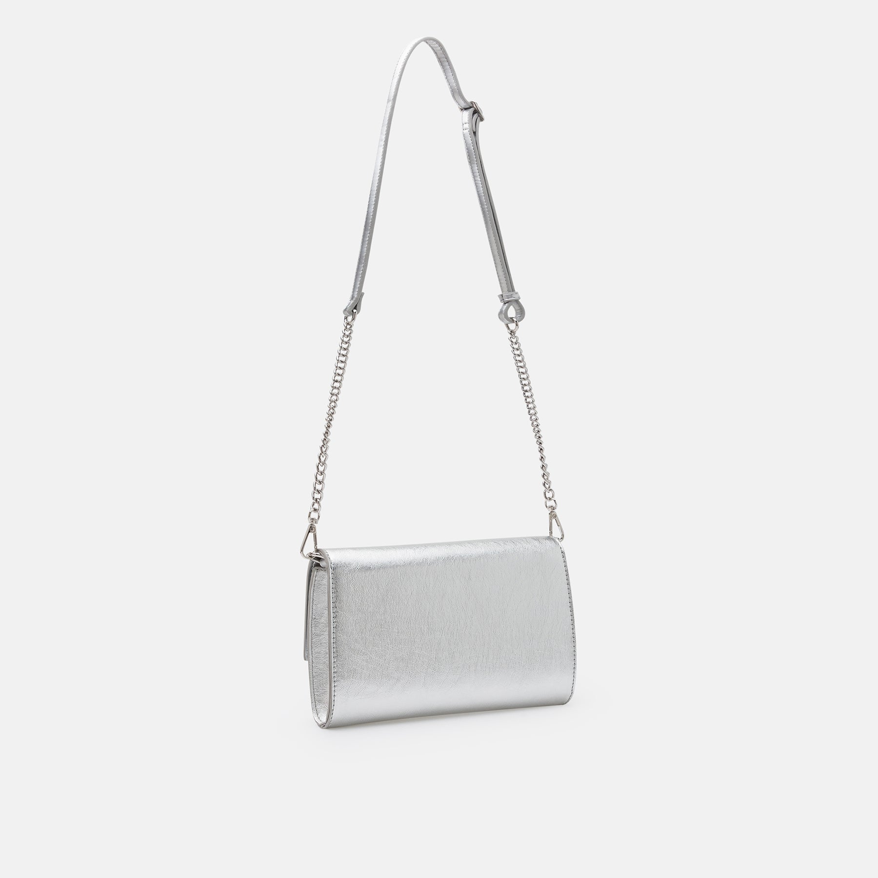 Oliviana Clutch silber - L.Credi Munich