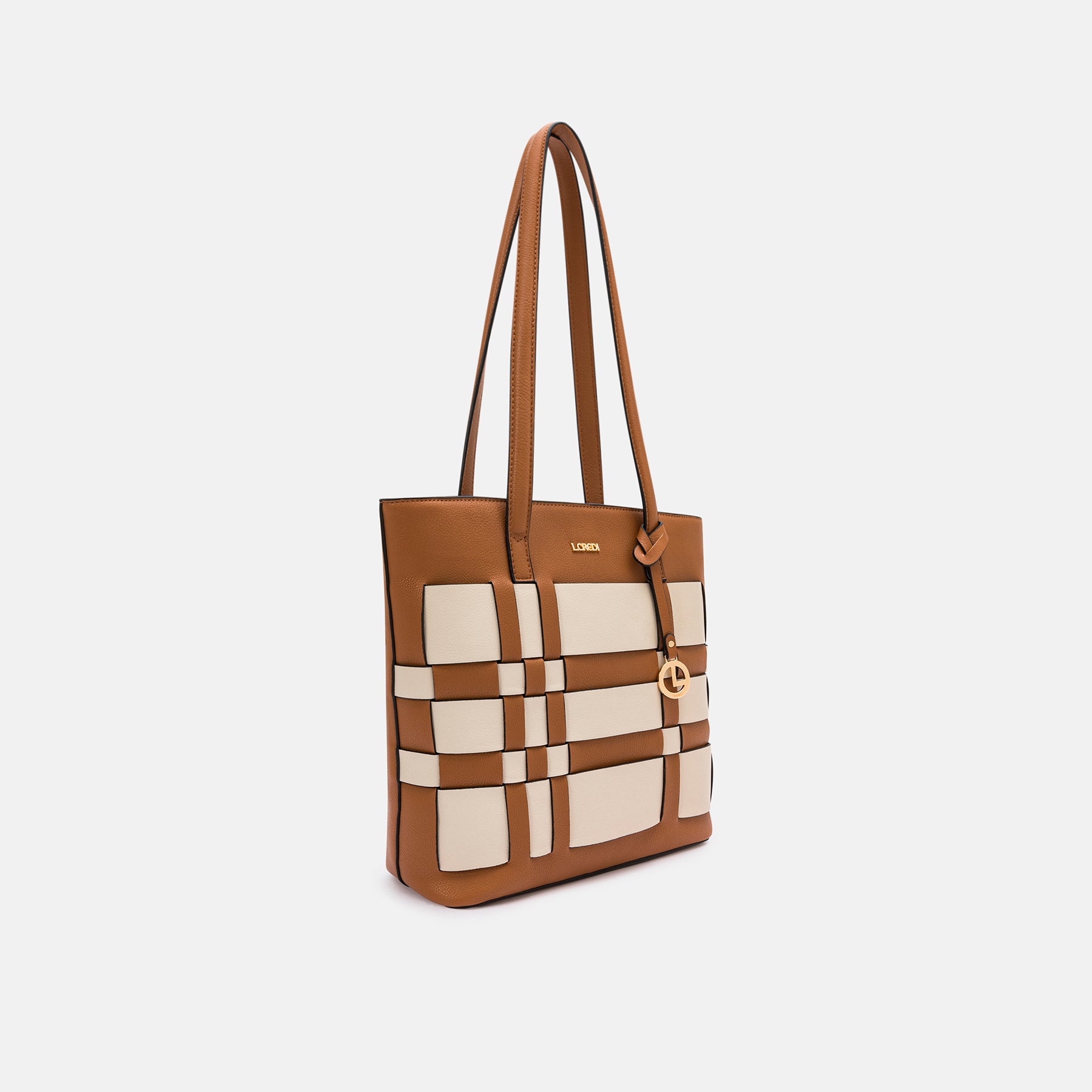 Orgesa Shopper cognac mix - L.Credi Munich