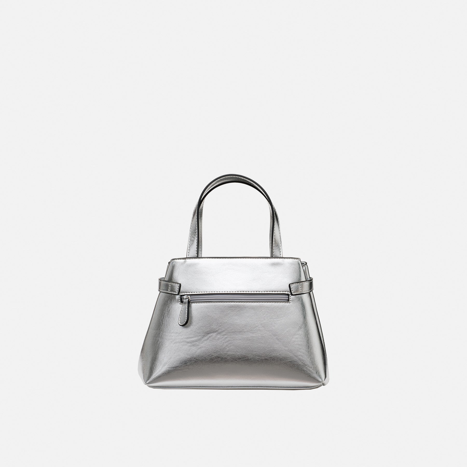 Pamela Henkeltasche silber - L.Credi Munich