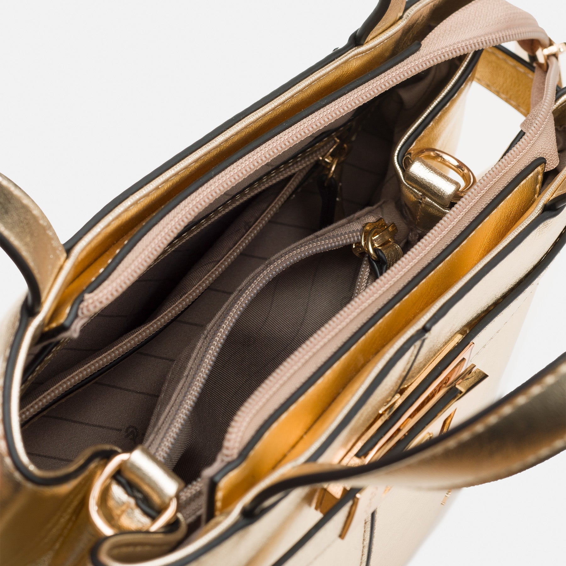 Pamela Henkeltasche gold - L.Credi Munich