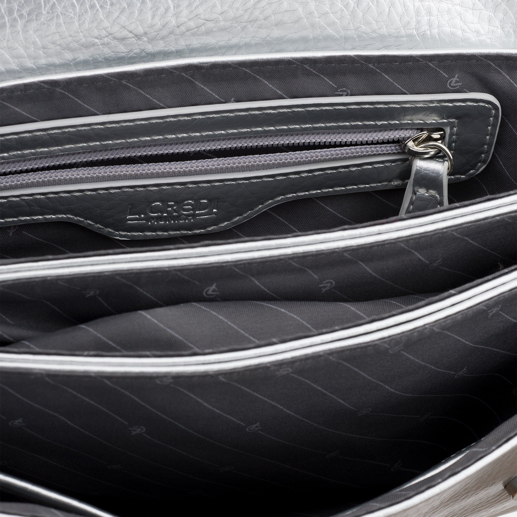 Penina Clutch silber - L.Credi Munich