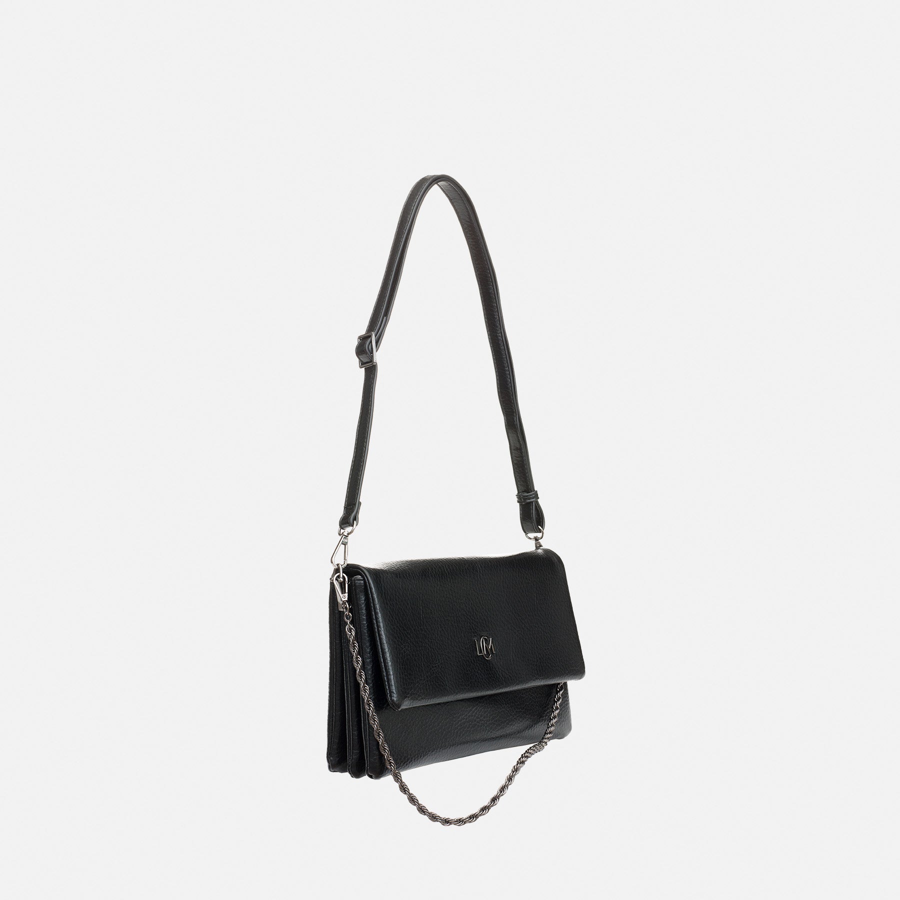 Penina Clutch schwarz - L.Credi Munich