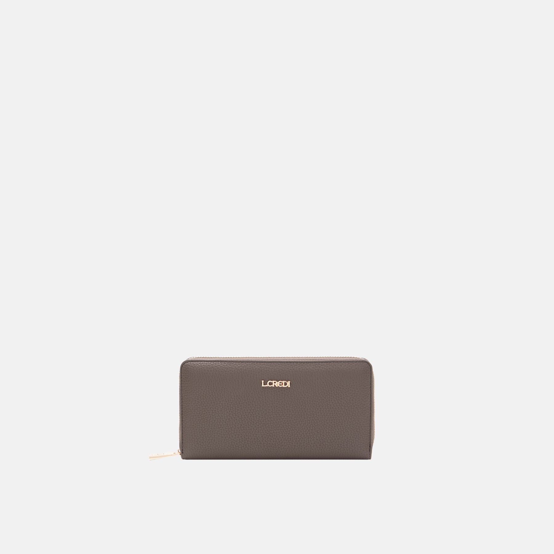 perla-portemonnaie damen-dark-taupe