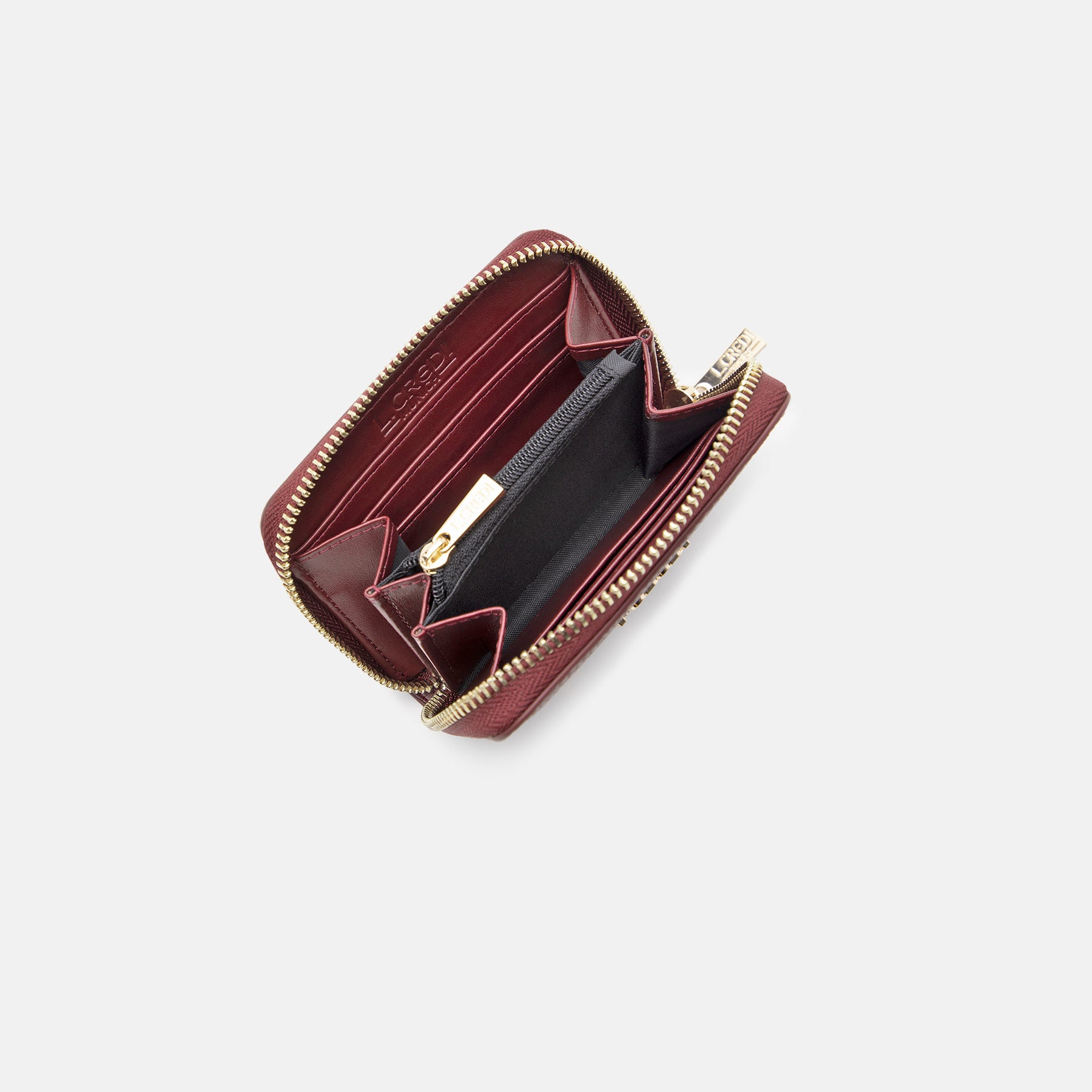 Perla Portemonnaie Damen wine - L.Credi Munich