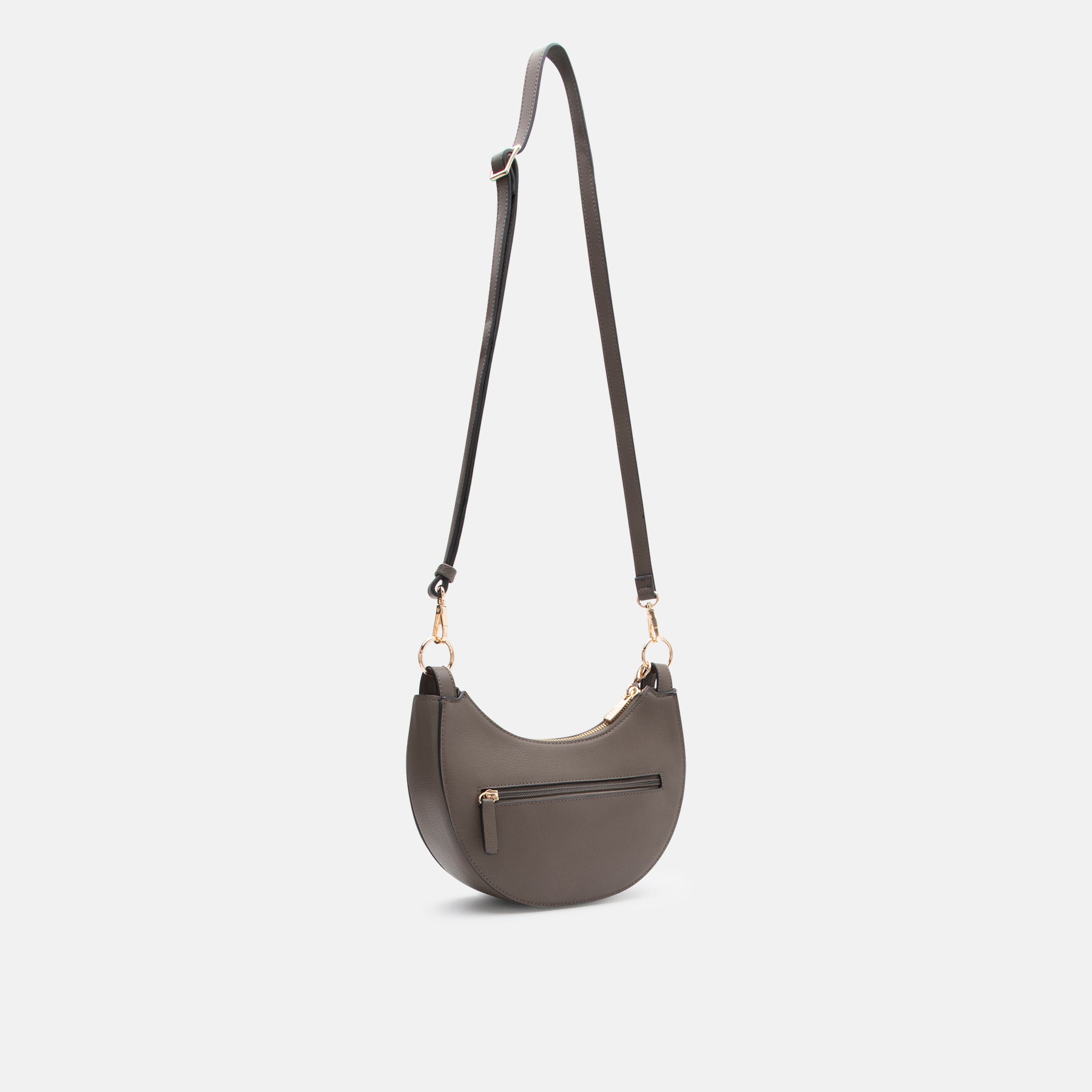 Paulette Hobo dark taupe