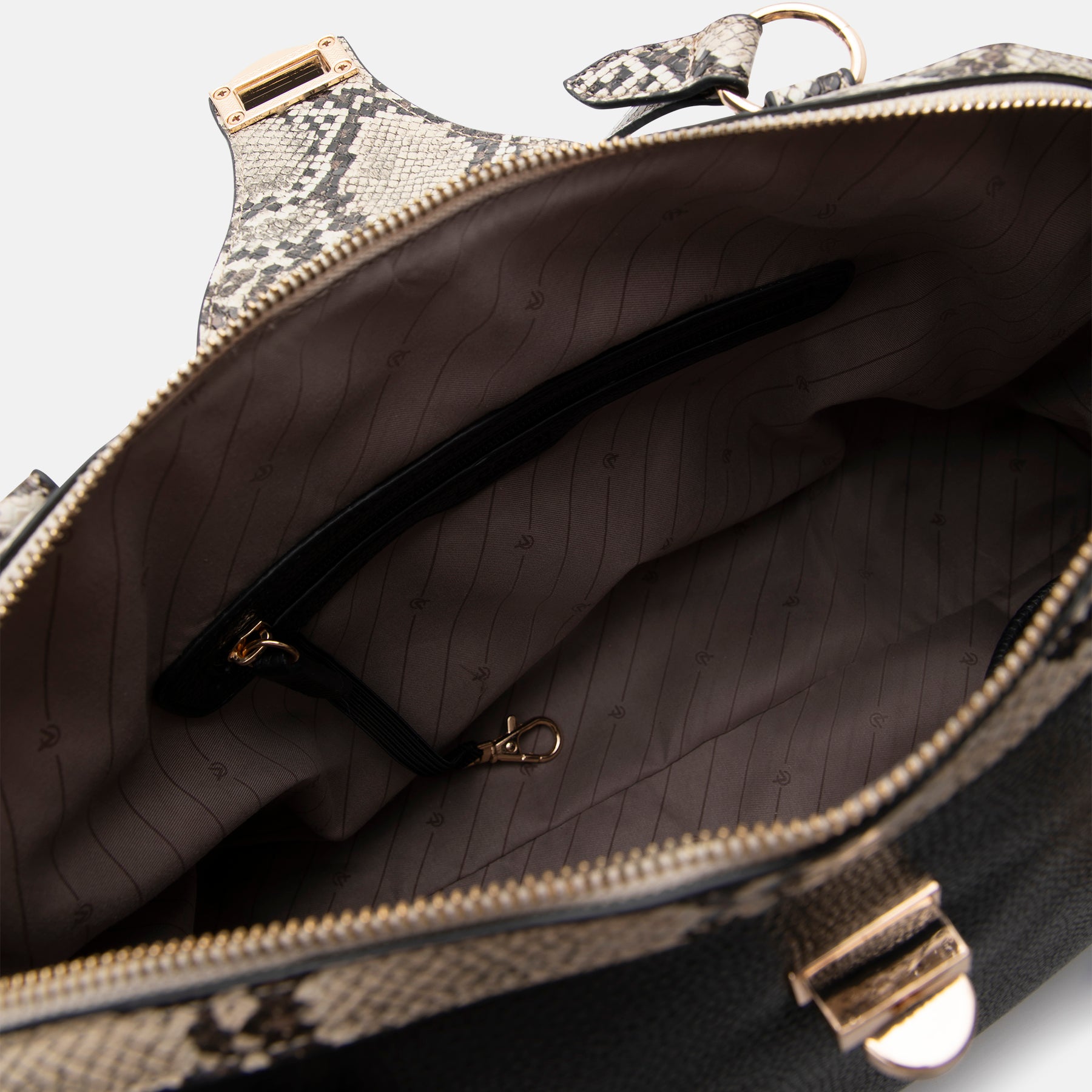 Peggy Henkeltasche schwarz / mix - L.Credi Munich
