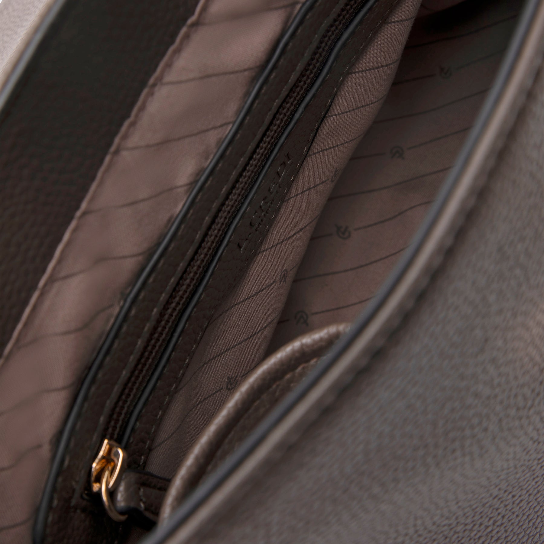 Perdita Hobo dark taupe