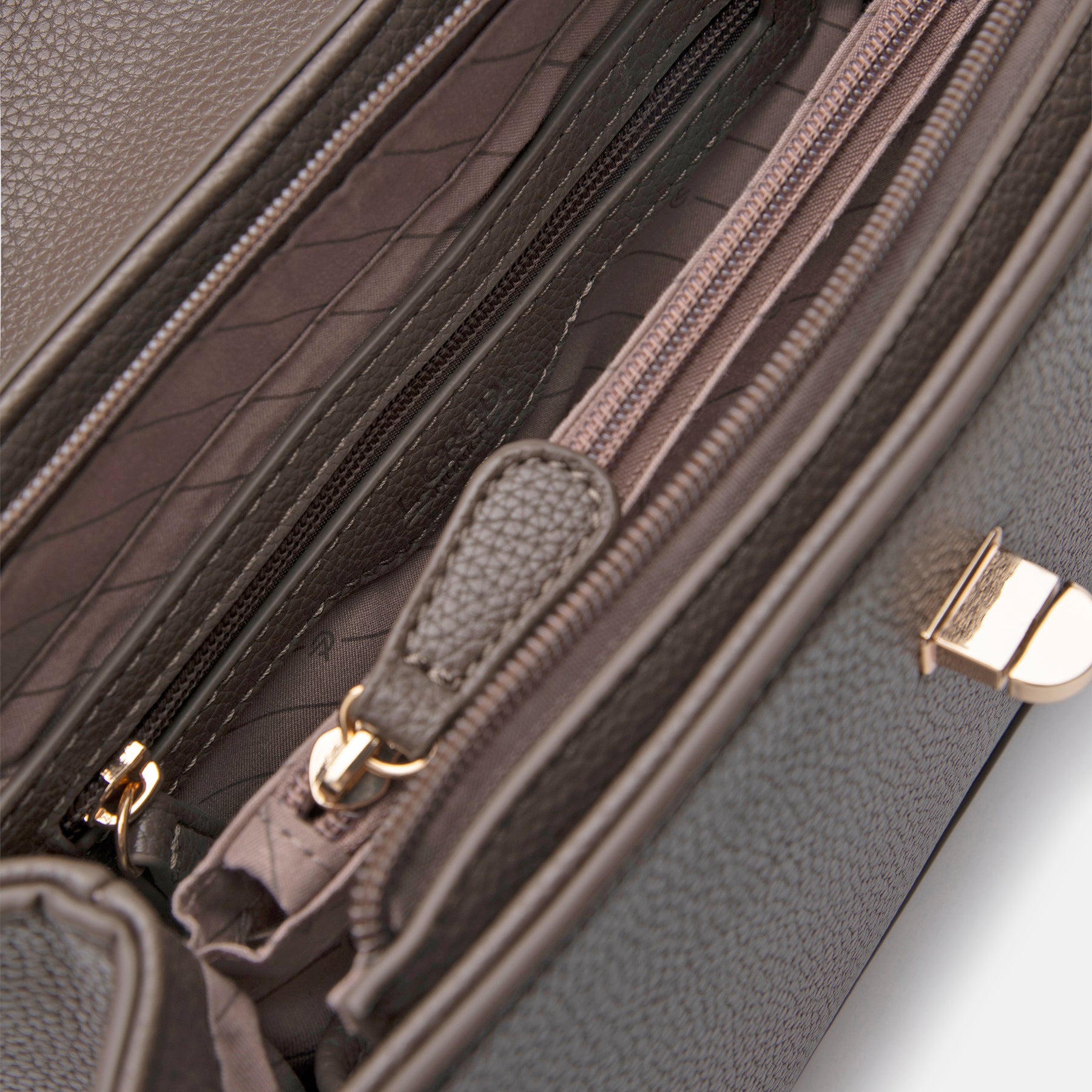 Pelagia Umhängetasche dark taupe - L.Credi Munich