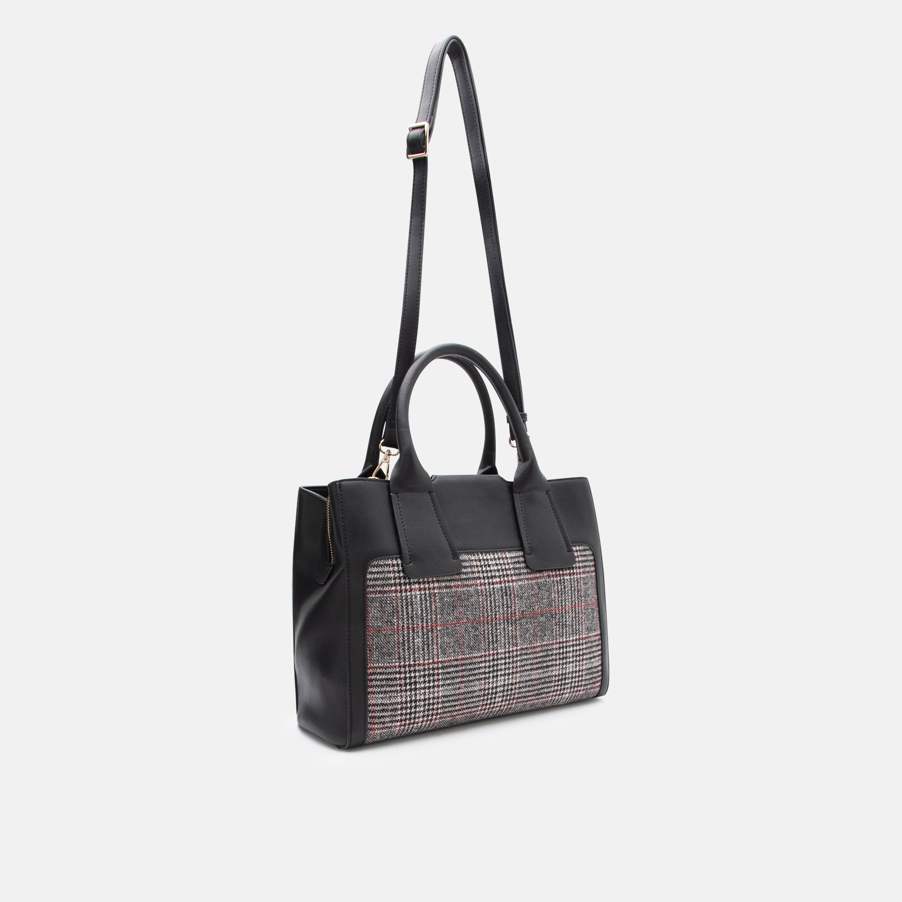 Palina Henkeltasche schwarz mix - L.Credi Munich