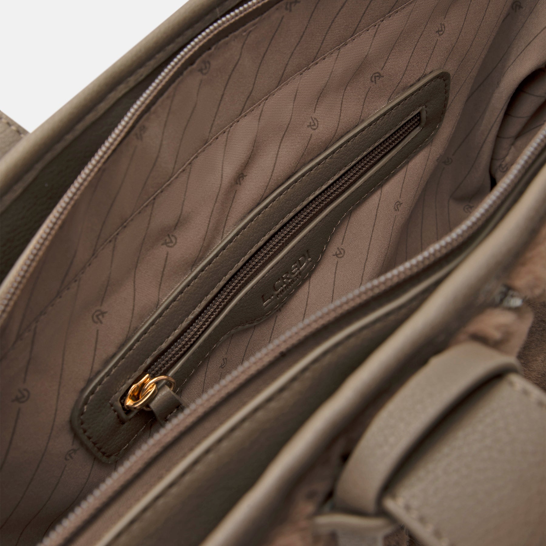 Pavlina Shopper dark taupe - L.Credi Munich