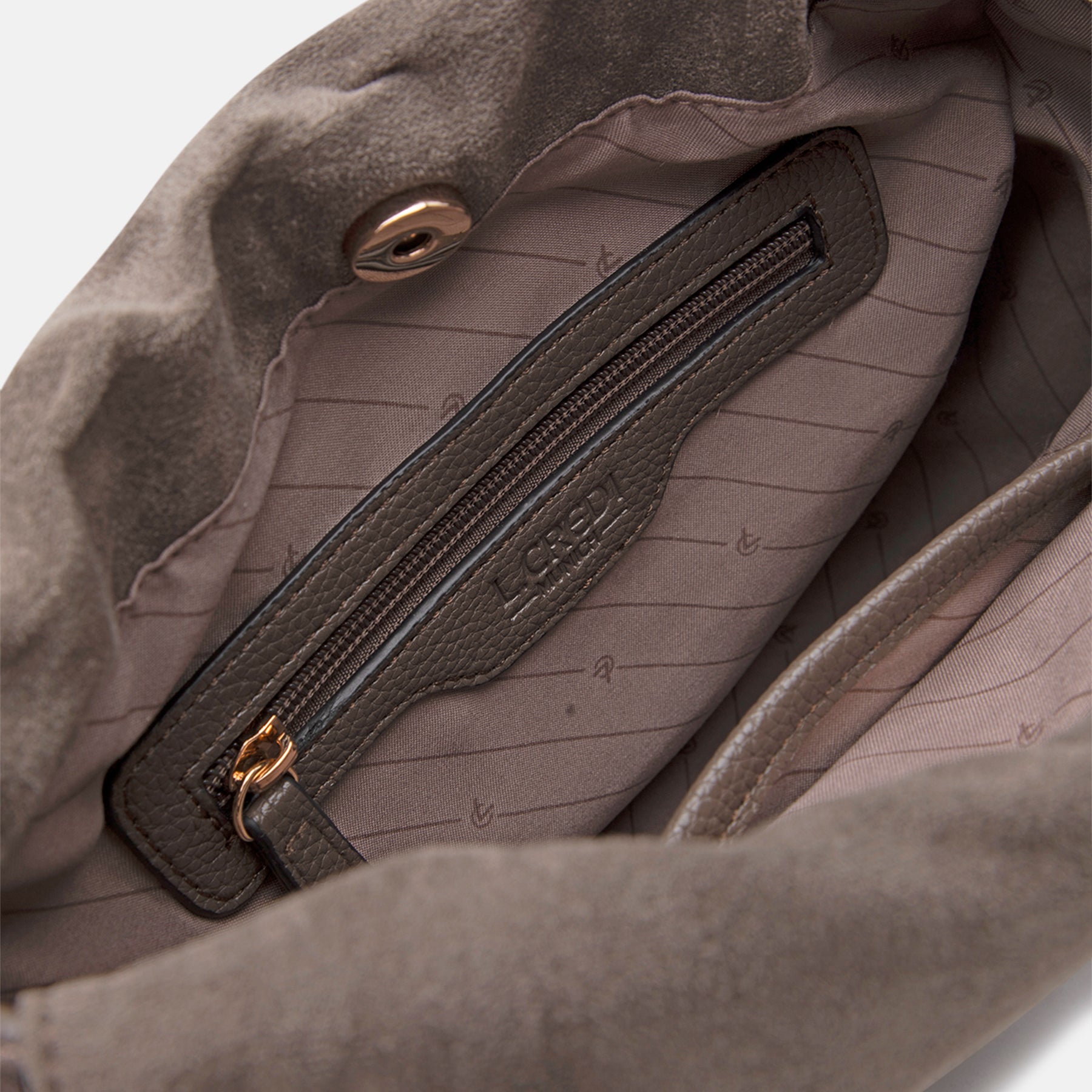 Pheline Umhängetasche dark taupe - L.Credi Munich
