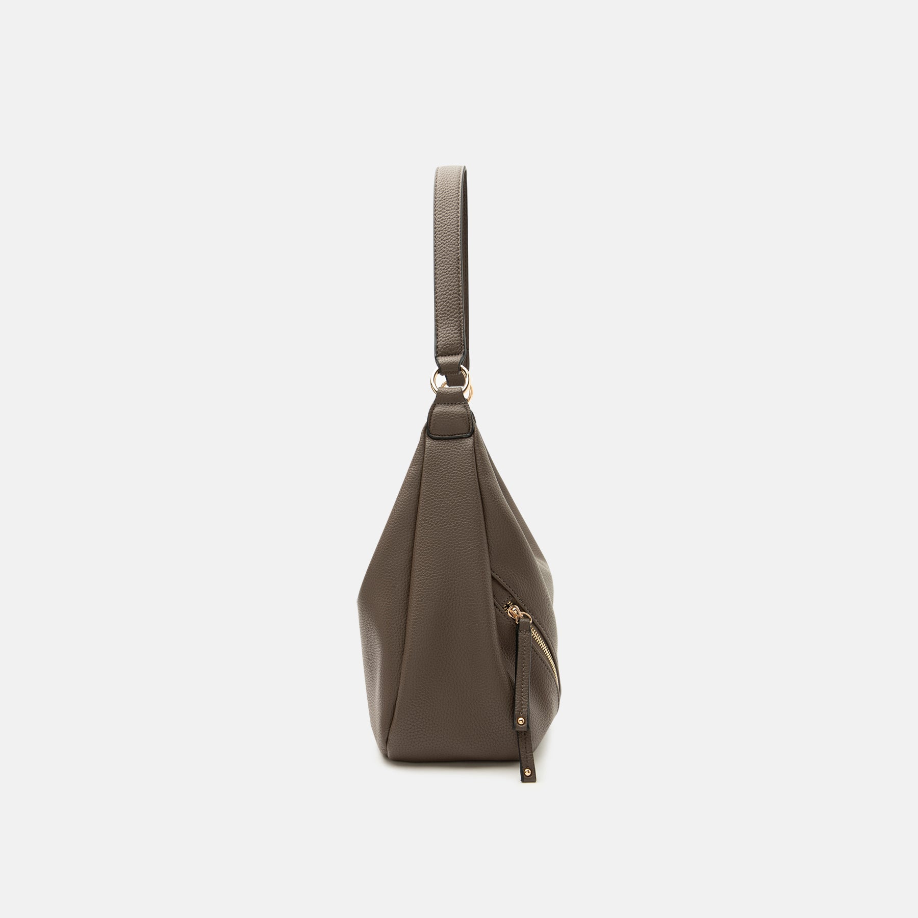 Priscilla Hobo dark taupe
