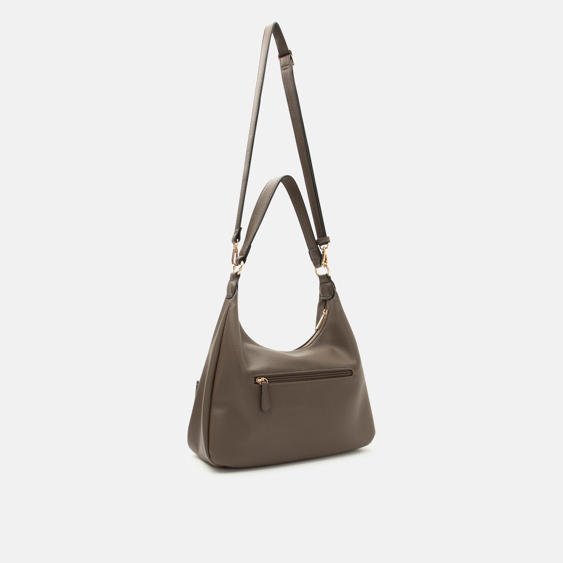 Priscilla Hobo dark taupe