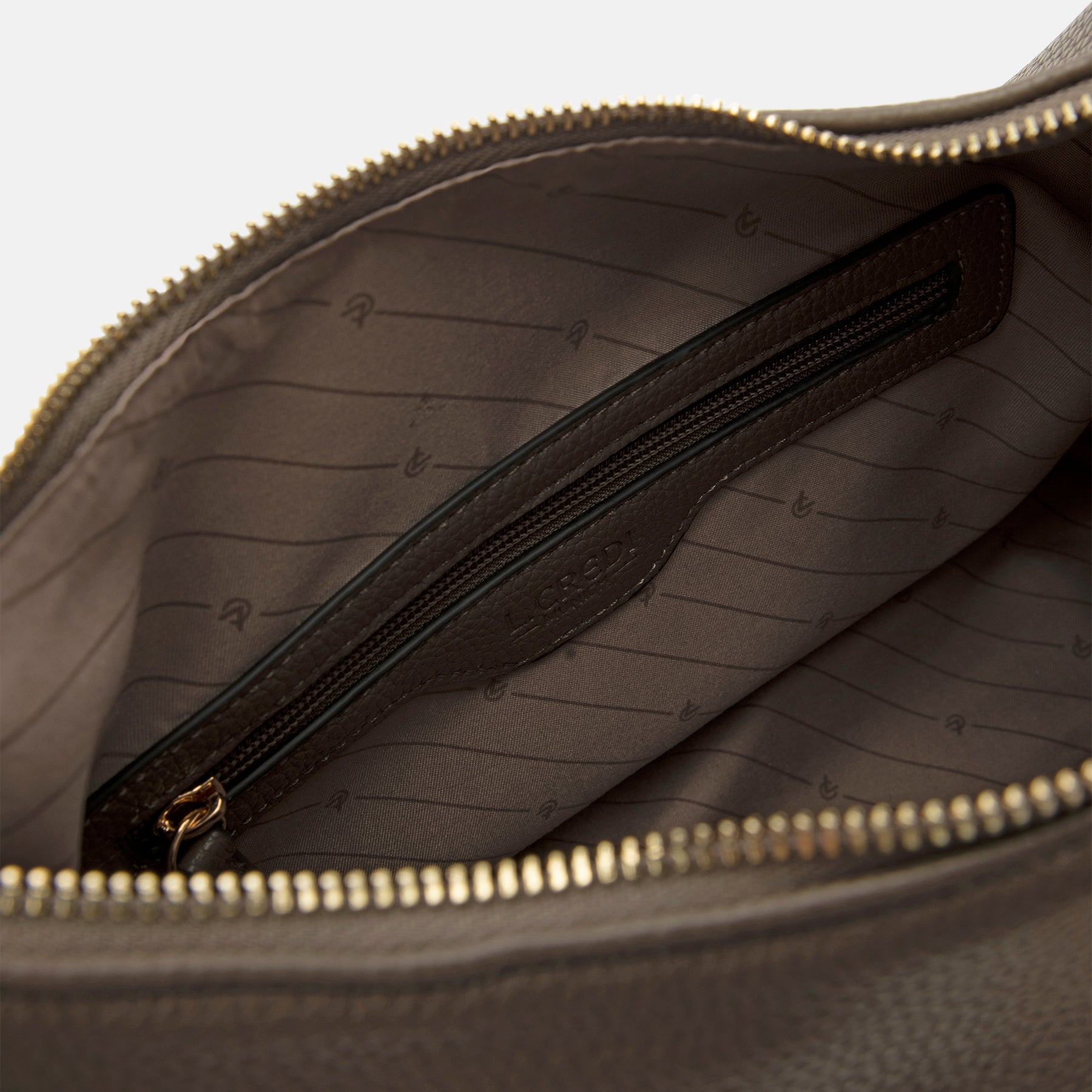Priscilla Hobo dark taupe