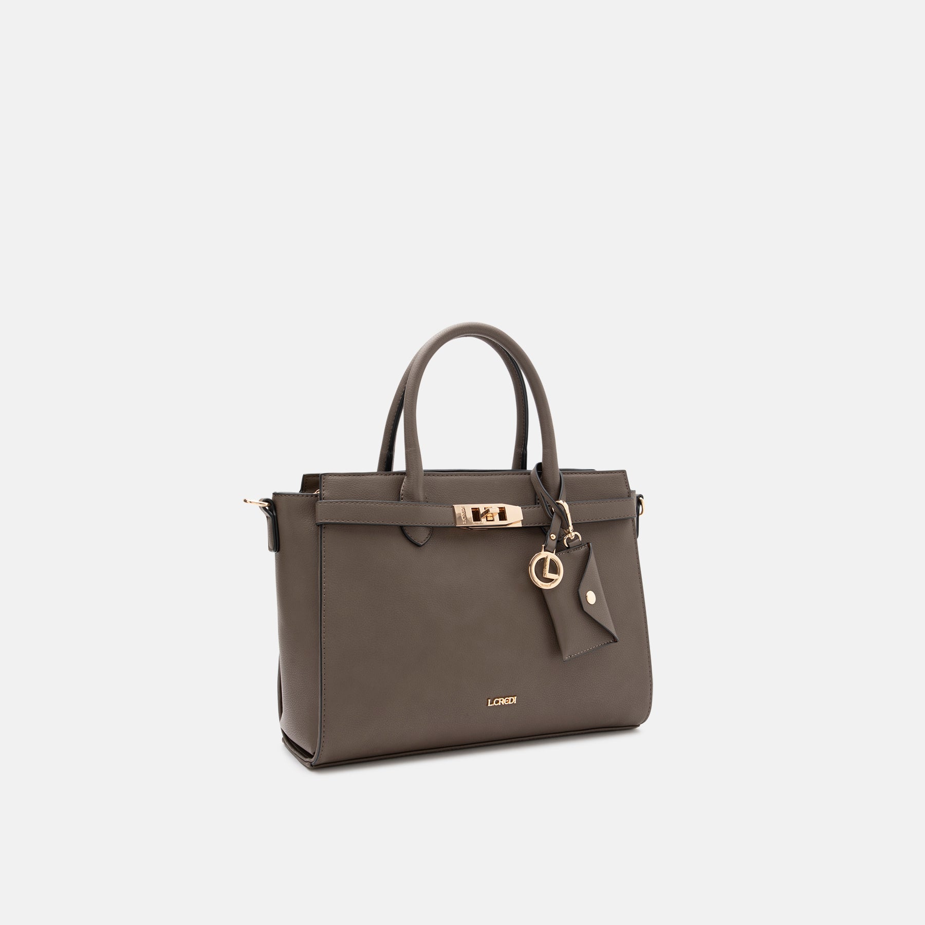 Konstanze Henkeltasche dark taupe
