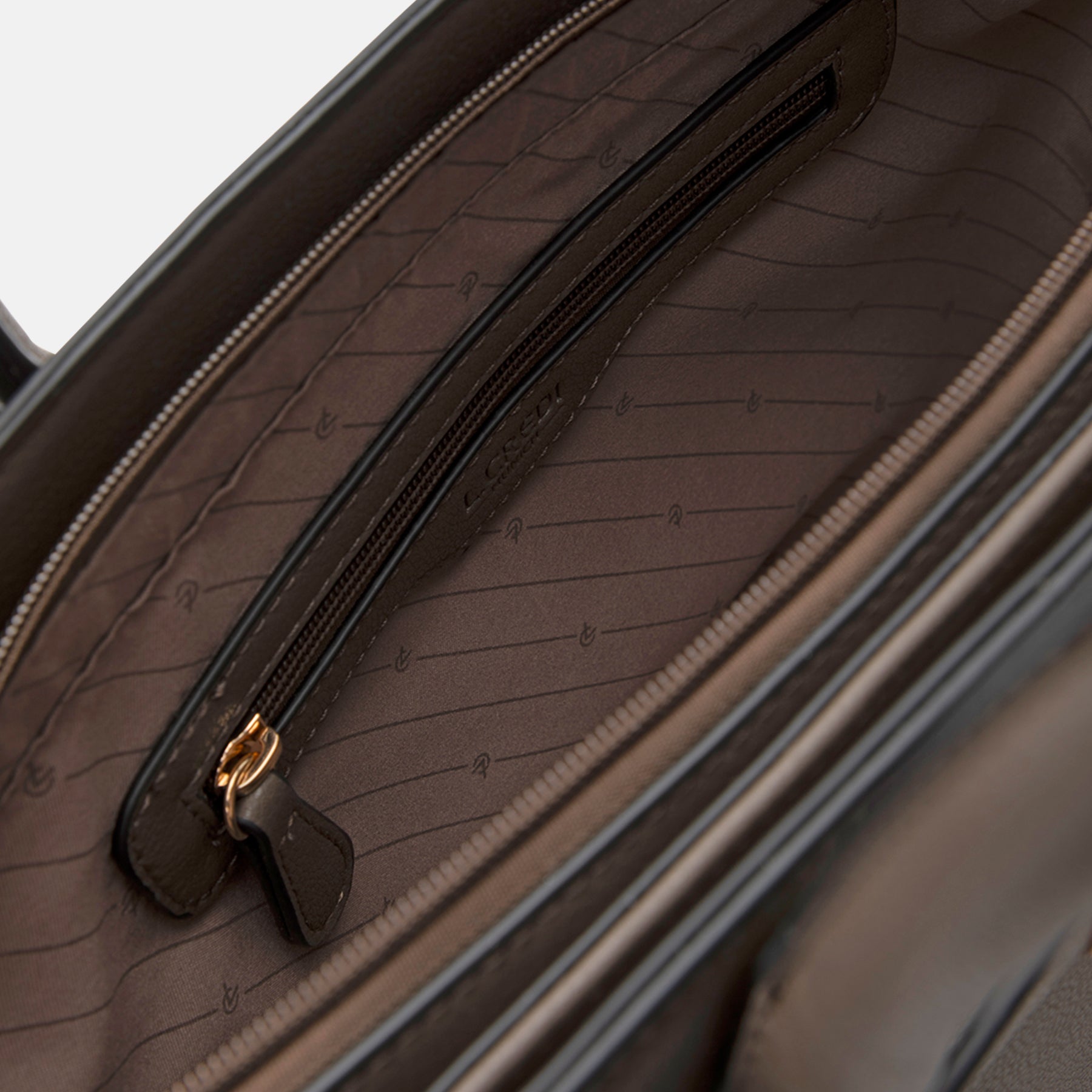 Konstanze Henkeltasche dark taupe