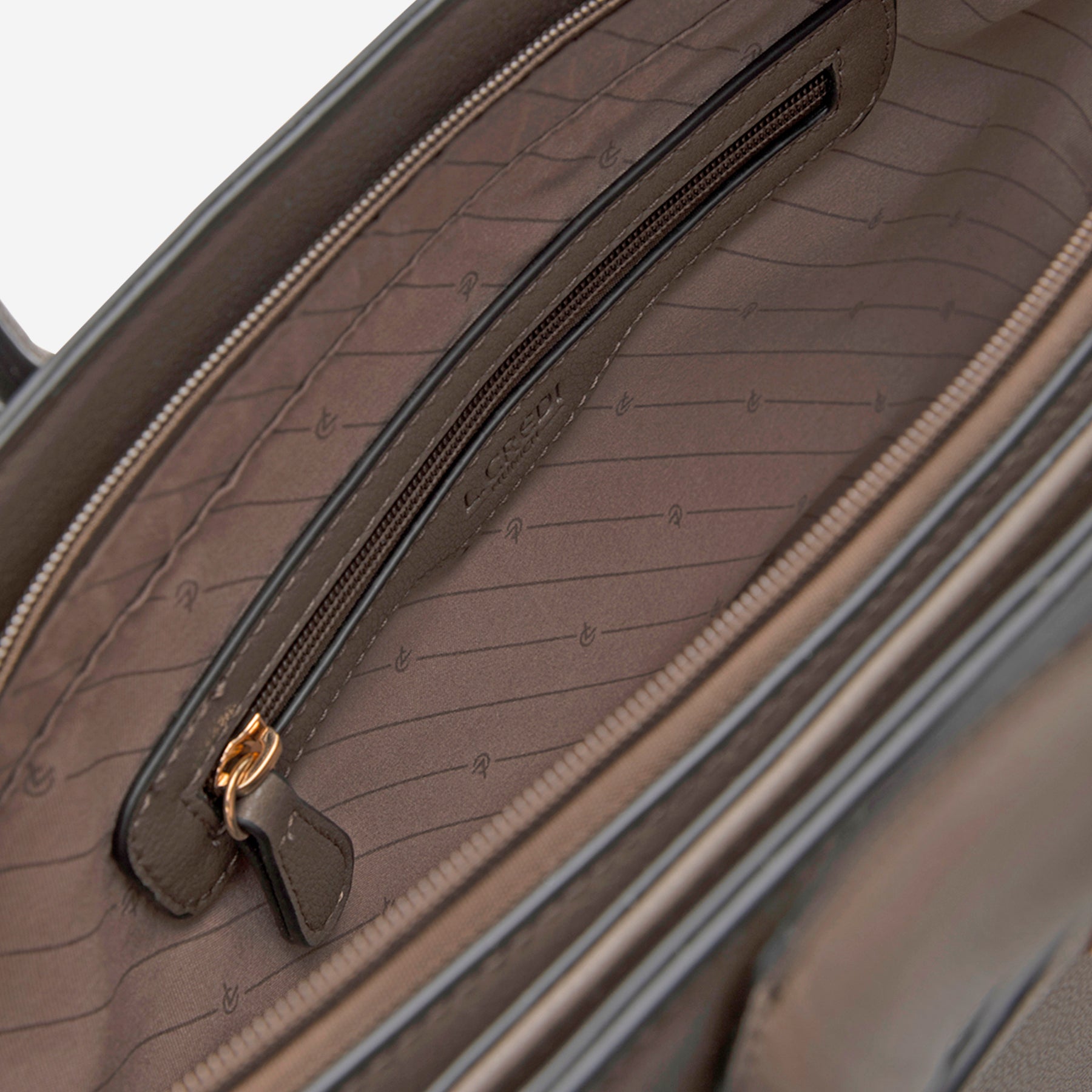 Konstanze Henkeltasche dark taupe