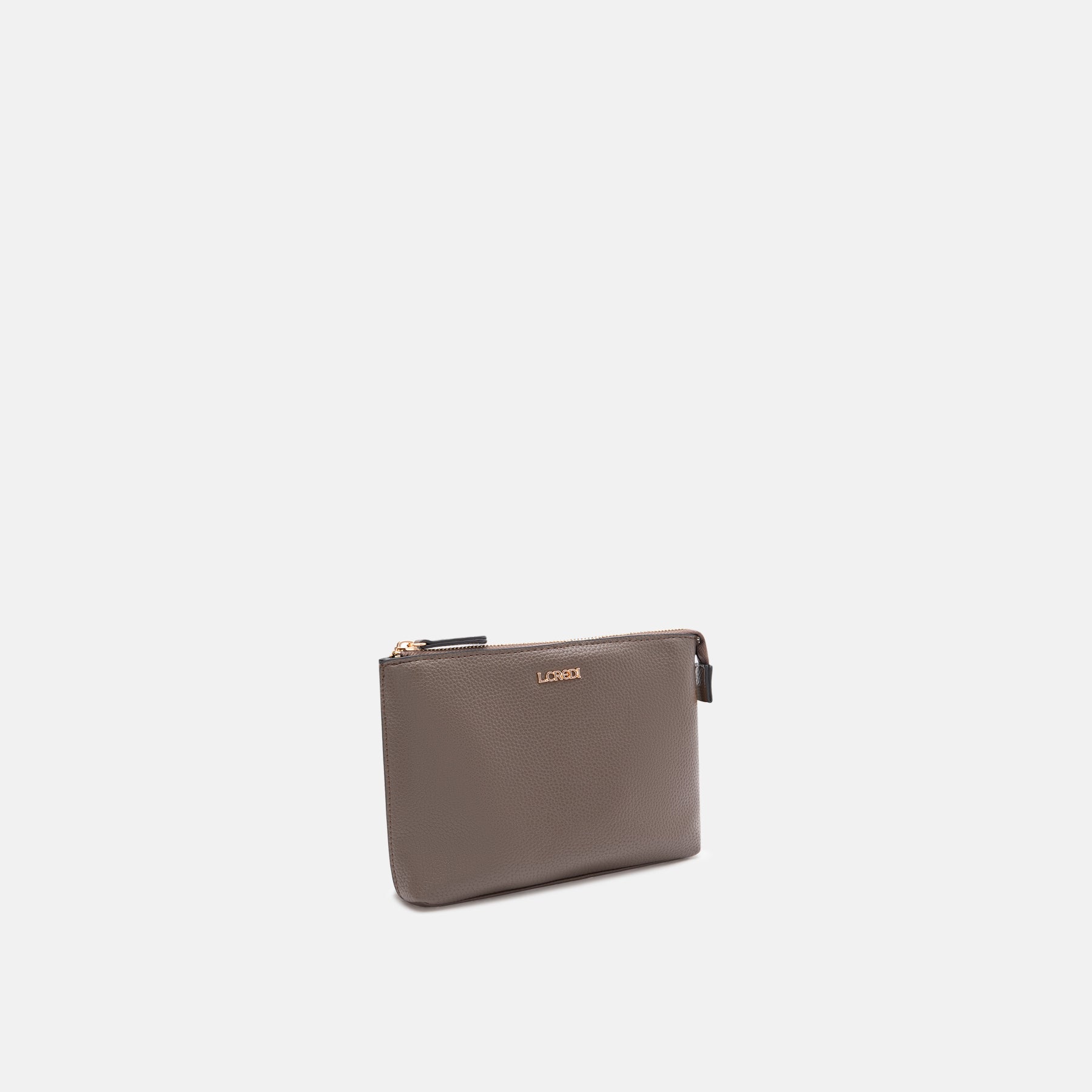 Ella Kosmetiktasche dark taupe - L.Credi Munich