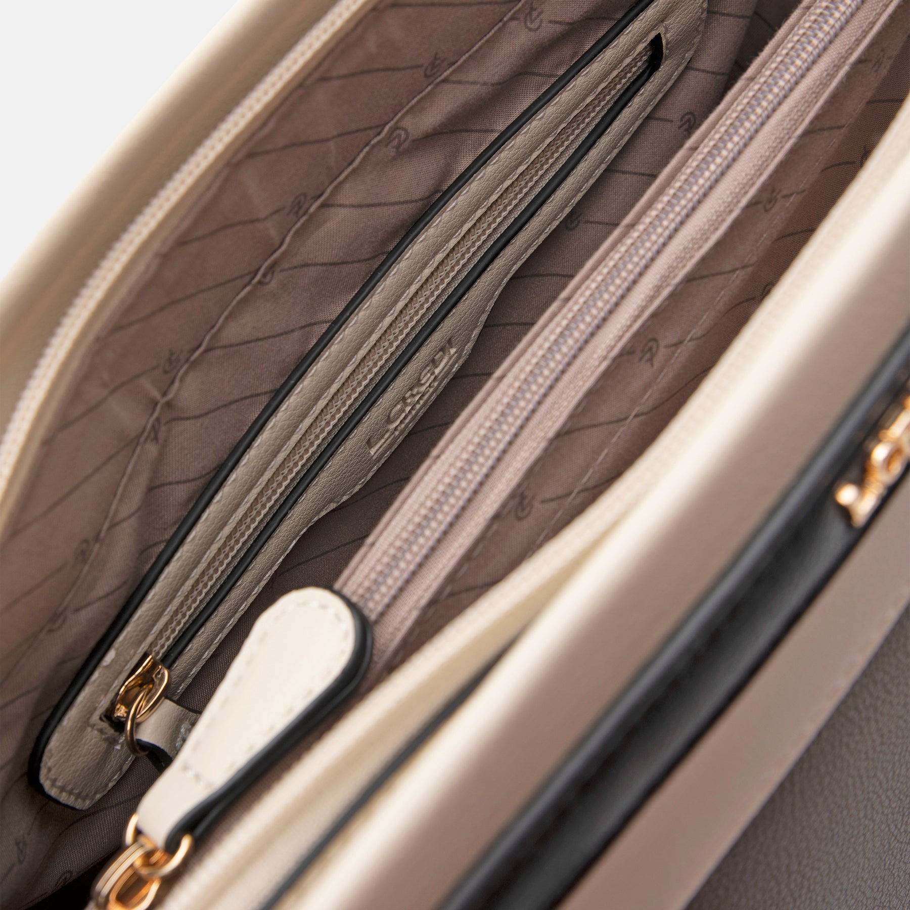 Plamena Henkeltasche dark taupe multi - L.Credi Munich