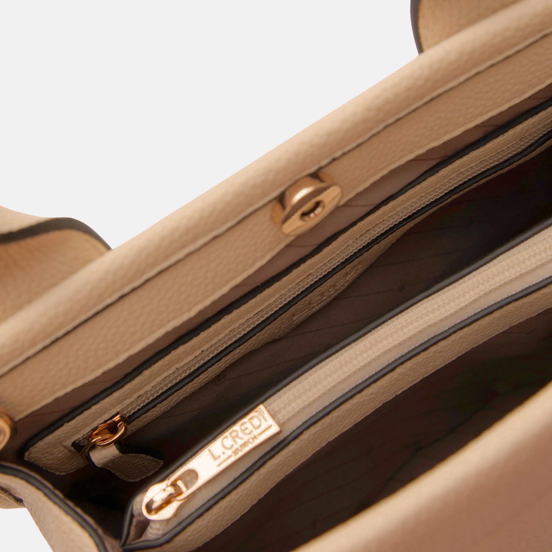 Phemia Henkeltasche sand - L.Credi Munich
