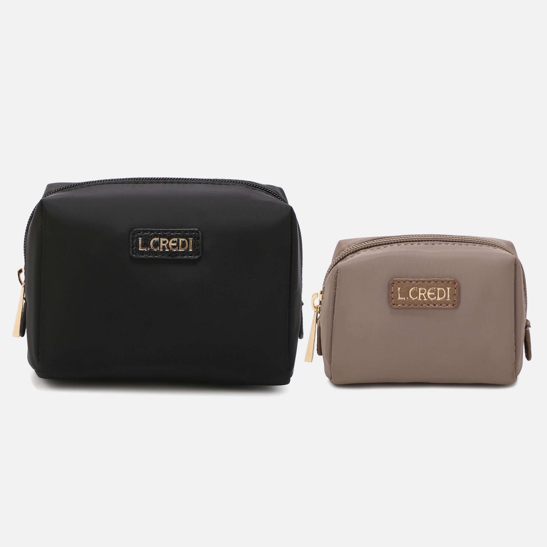 T-Nella Kosmetiktasche black taupe - L.Credi Munich