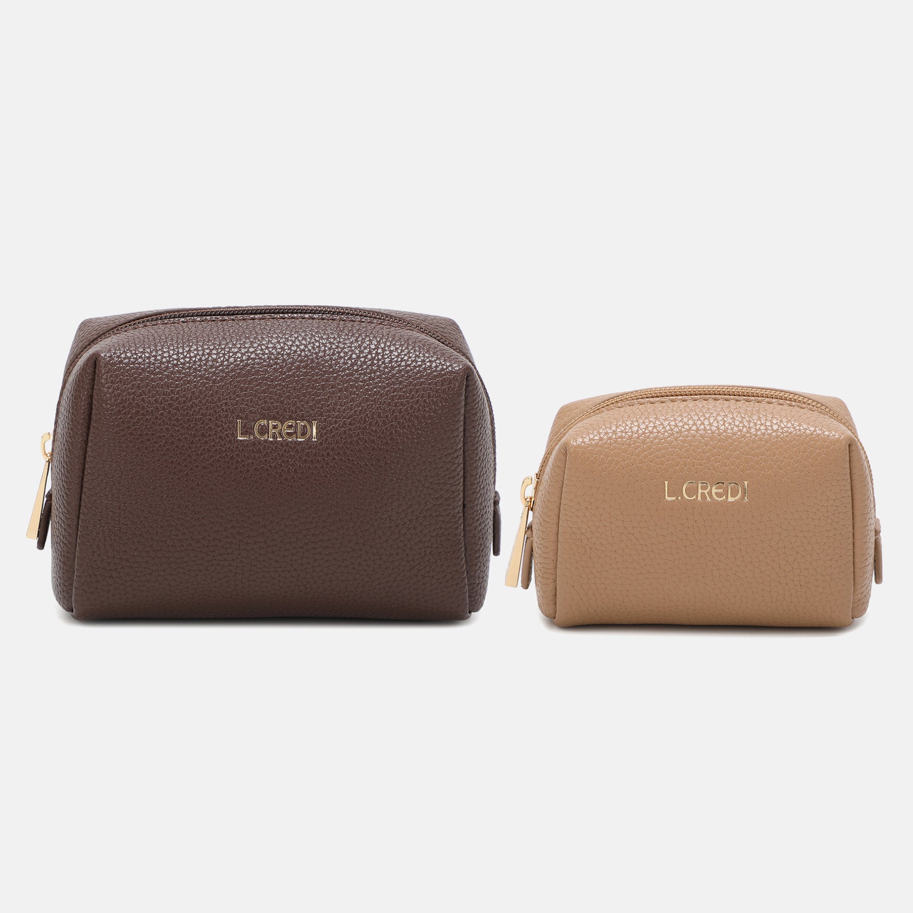 T-Ella Kosmetiktasche braun mix - L.Credi Munich