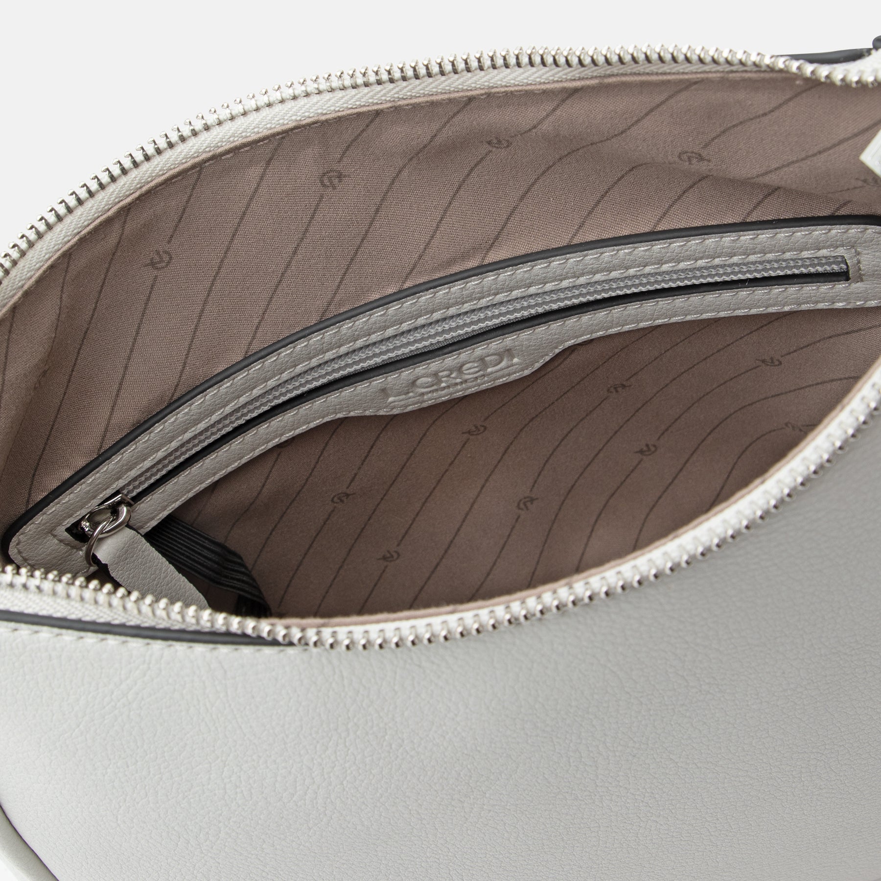 Umhängetasche light gray Orietta Serie - L.Credi Munich