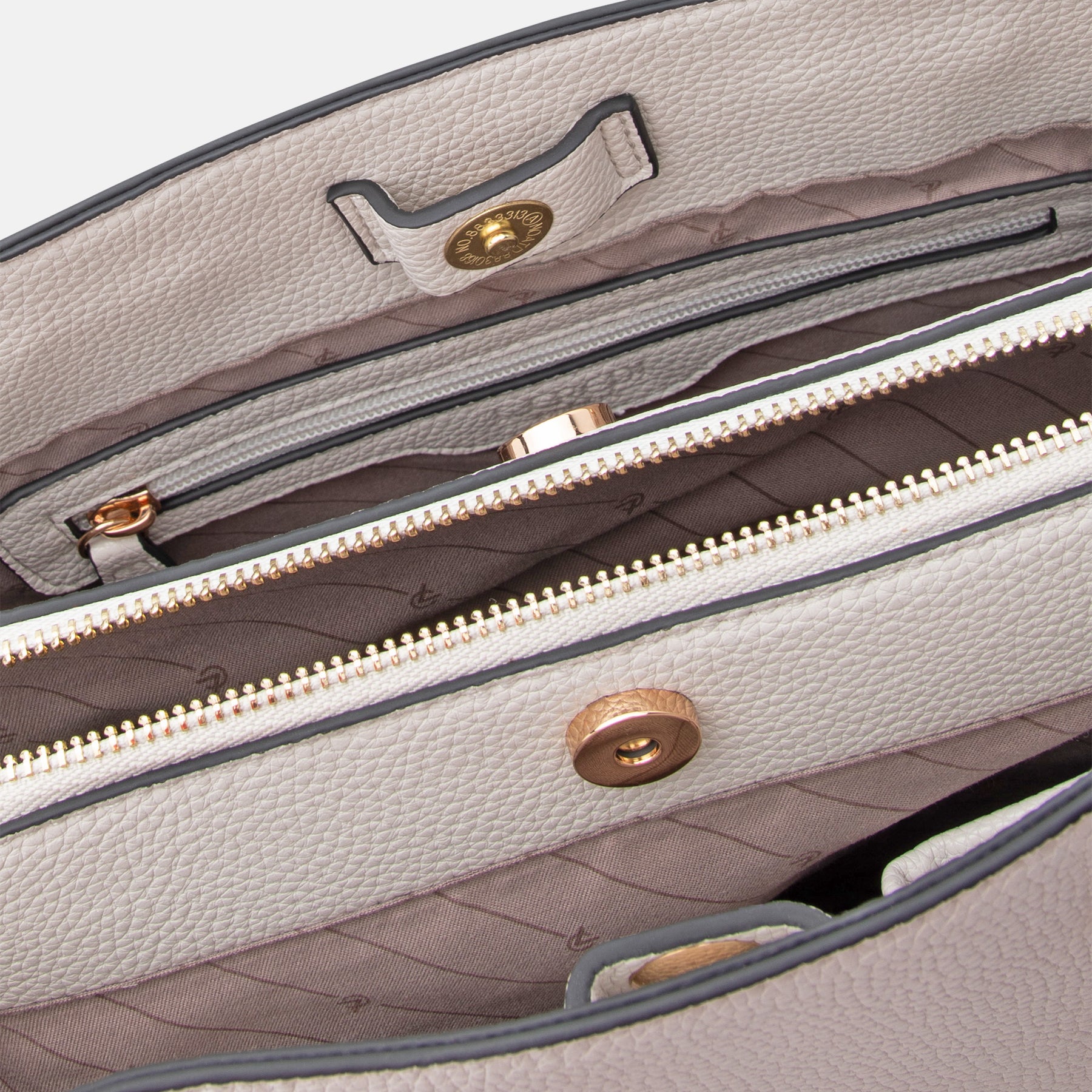 Henkeltasche light gray Maxima Serie - L.Credi Munich