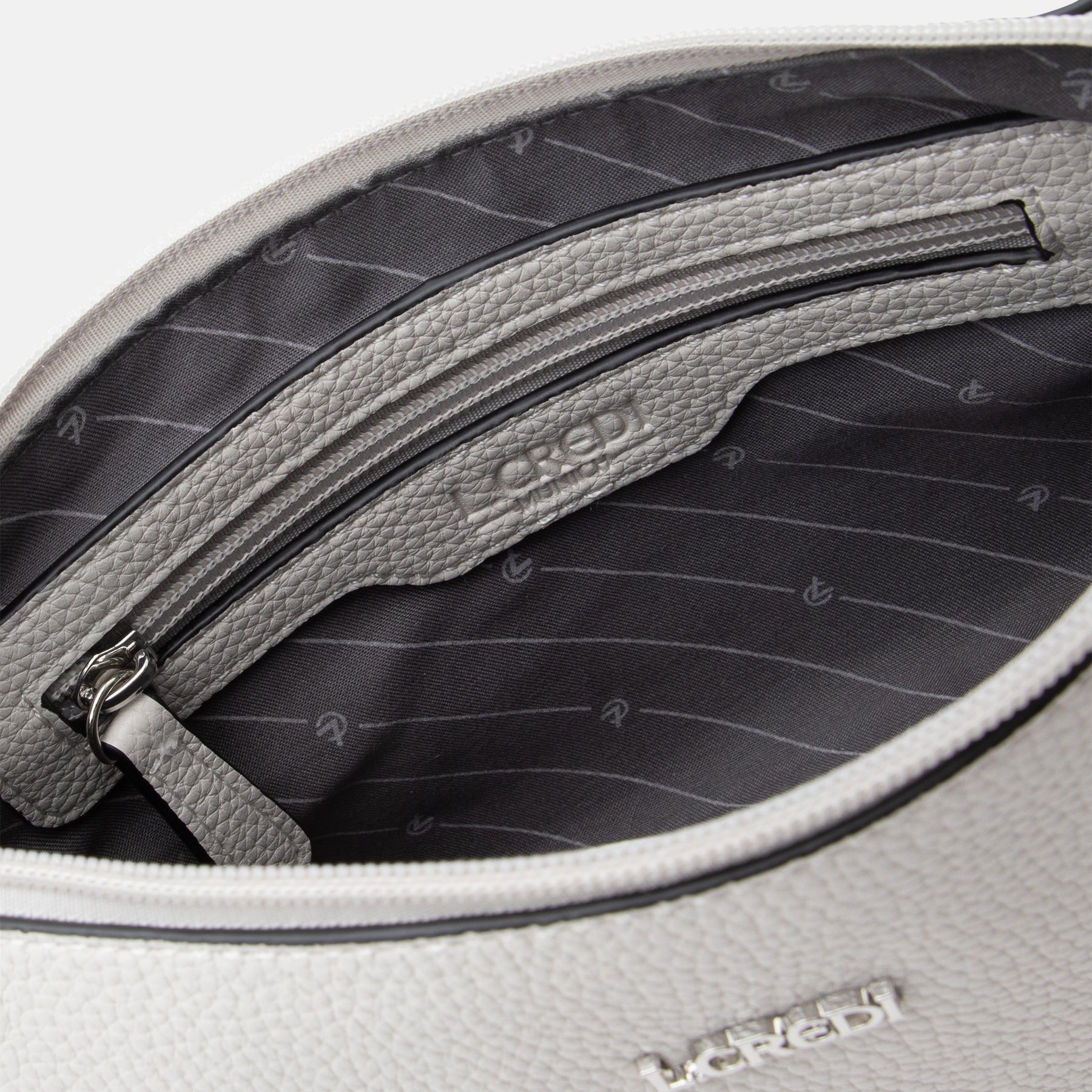 Umhängetasche light gray Norika Serie - L.Credi Munich