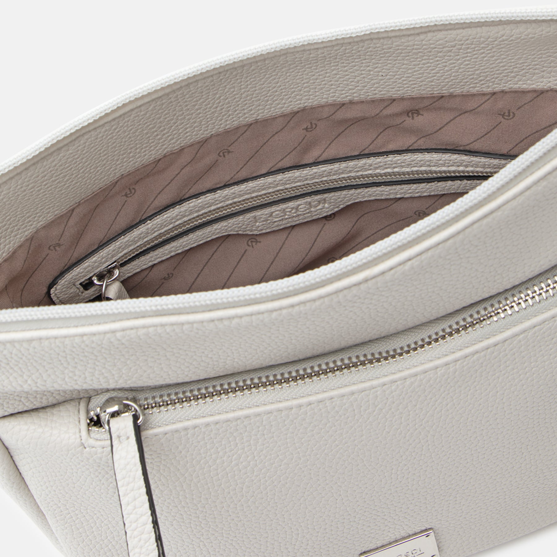 Umhängetasche light gray Budapest Serie