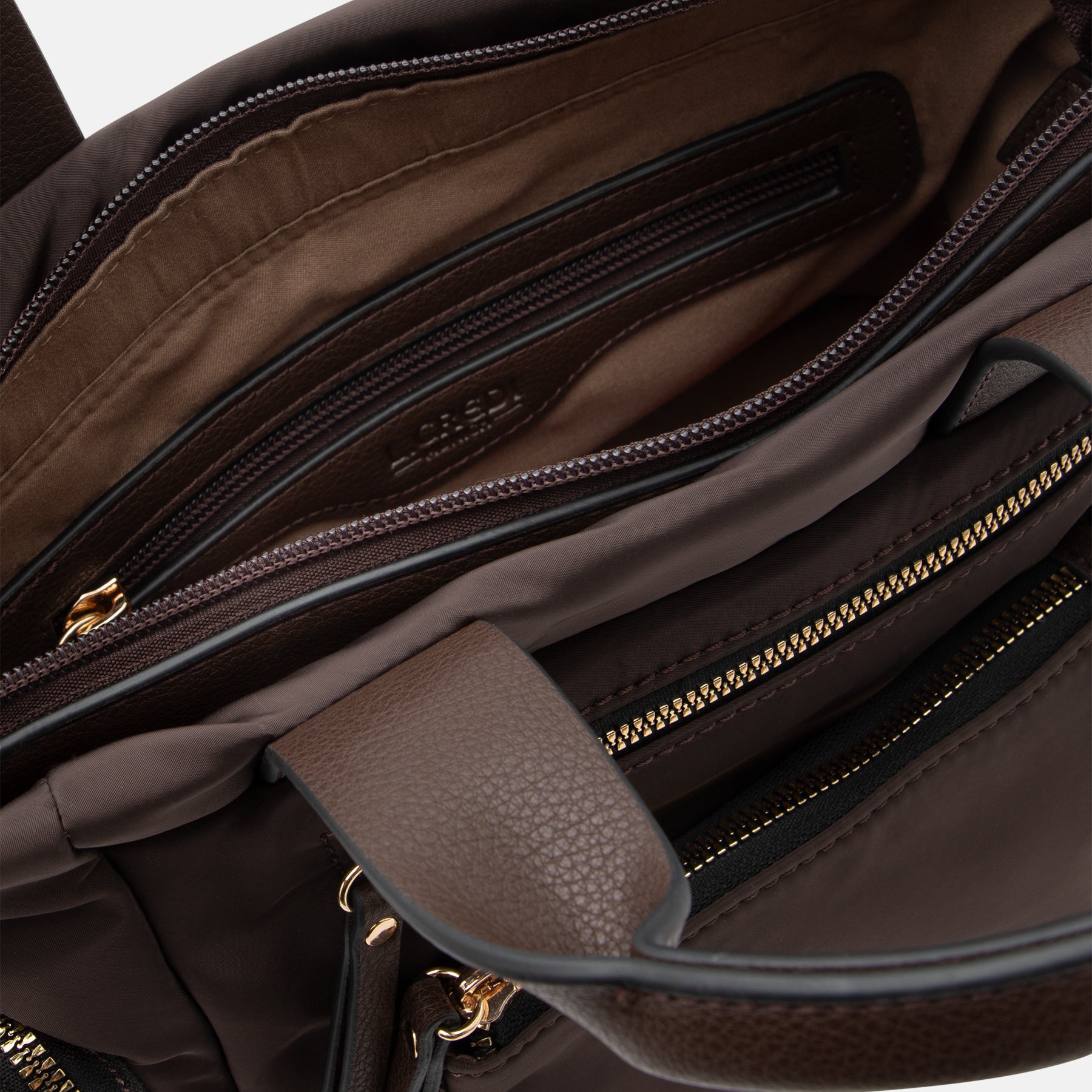 Odeta Henkeltasche chocolate - L.Credi Munich