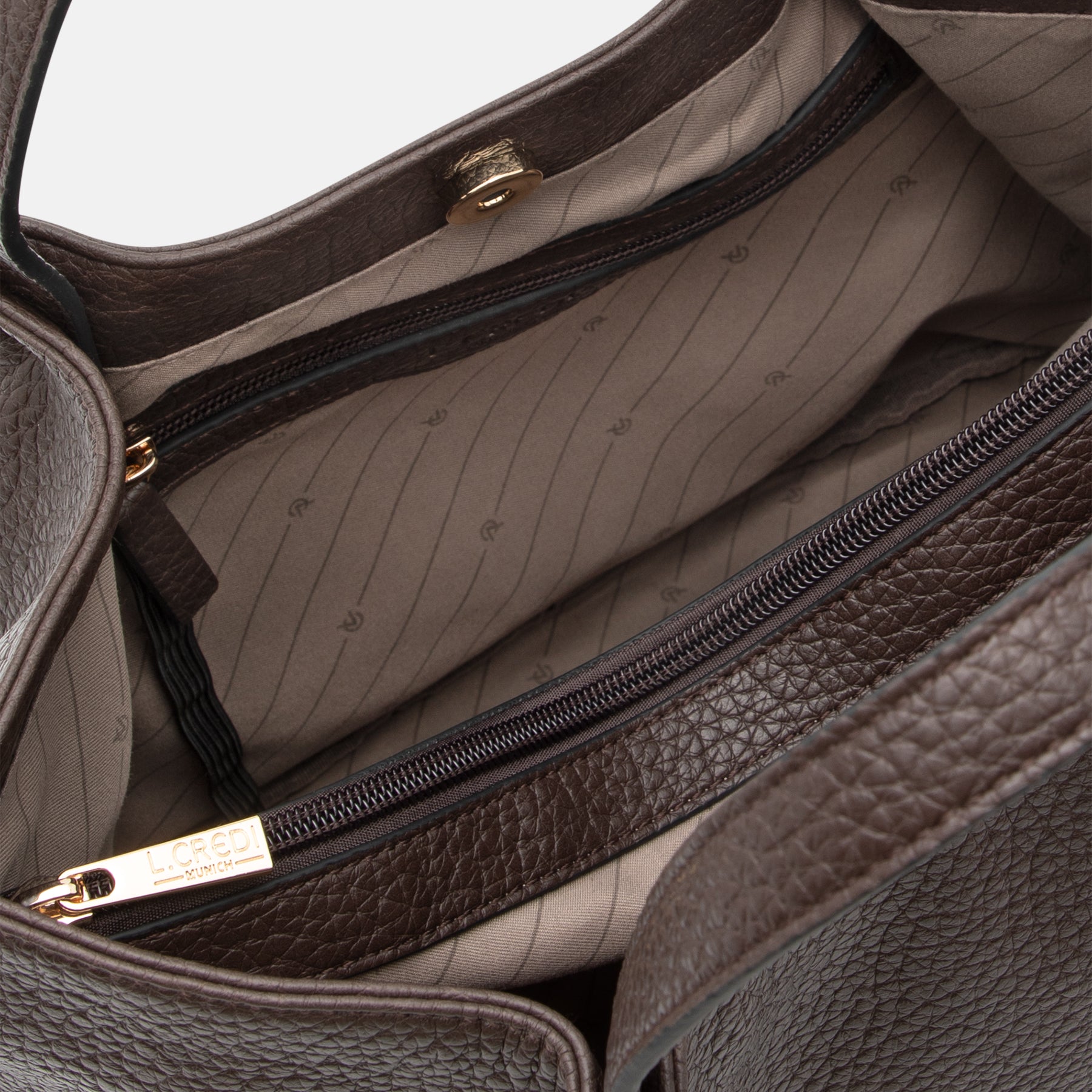 Raila Henkeltasche chocolate - L.Credi Munich