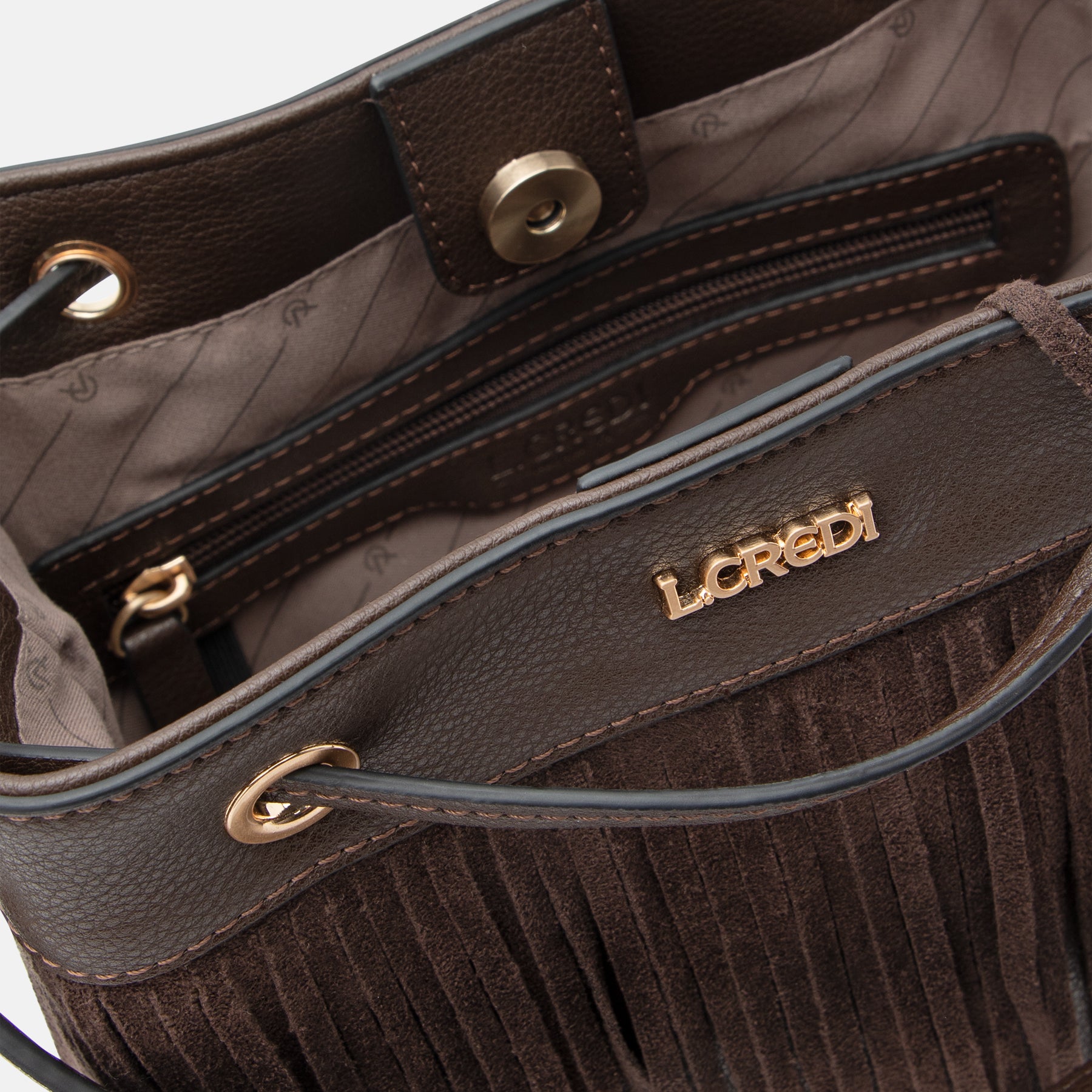 Raiana Hobo chocolate - L.Credi Munich