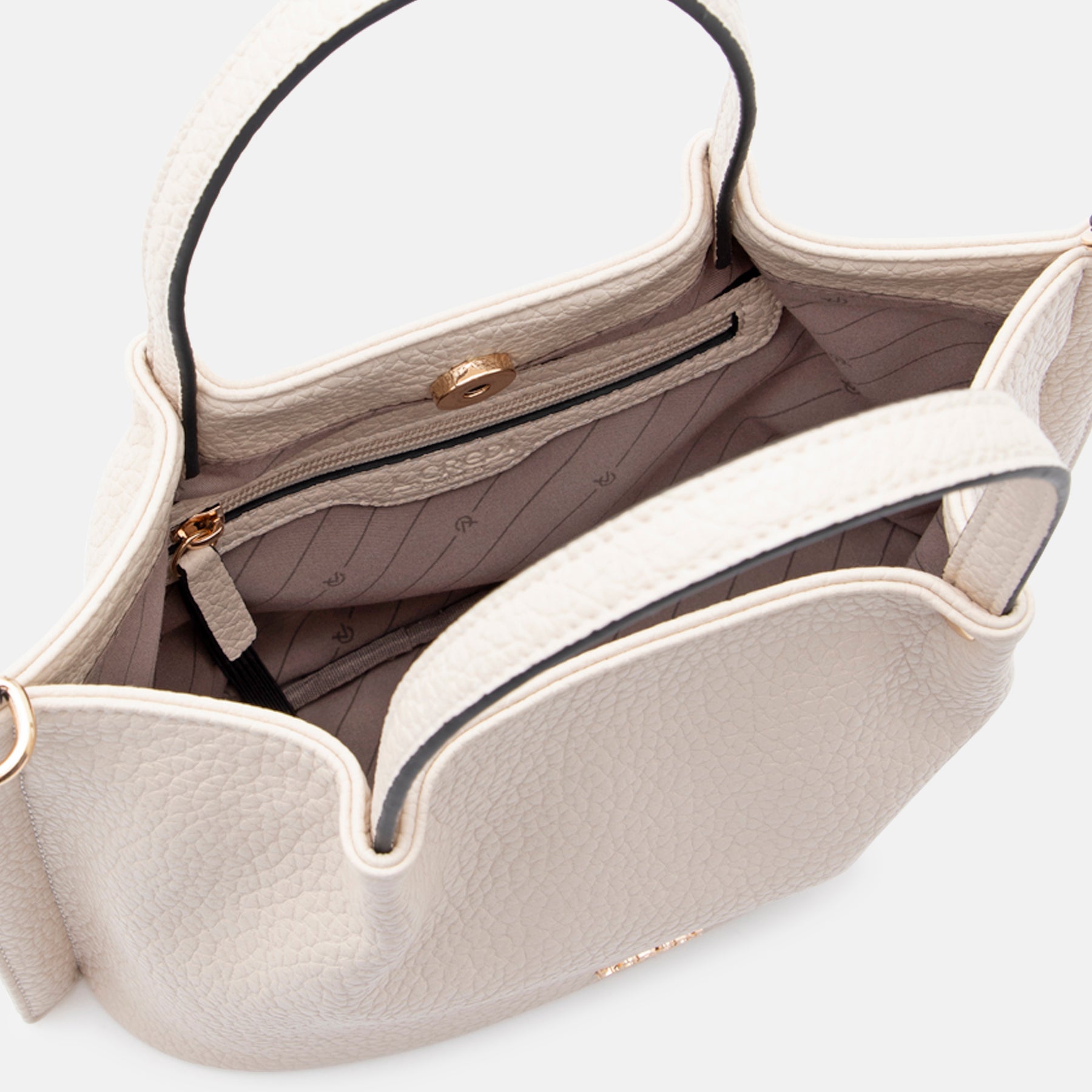 Raila Henkeltasche white sand - L.Credi Munich