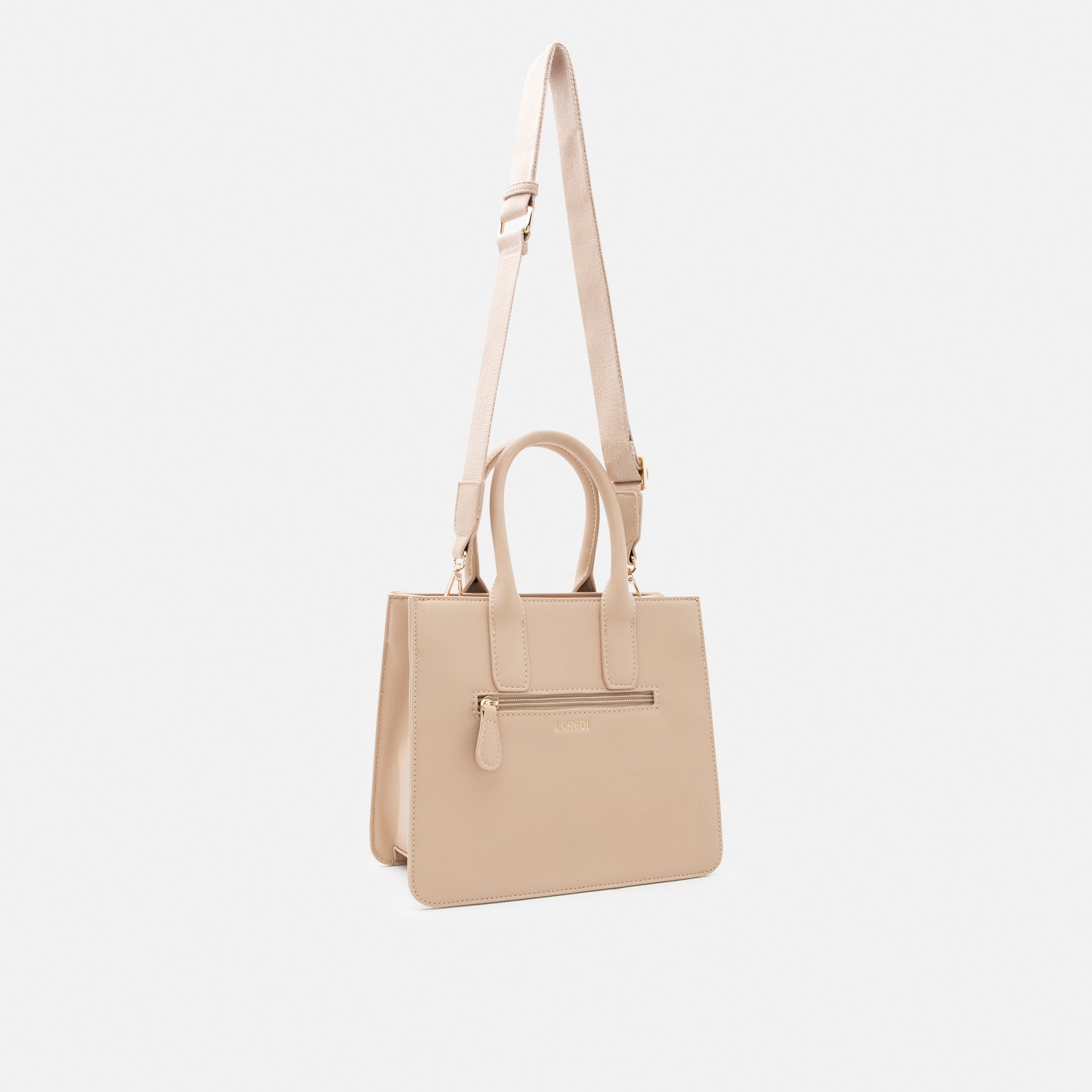 Henkeltasche sand/ offwhite Orelia Serie - L.Credi Munich