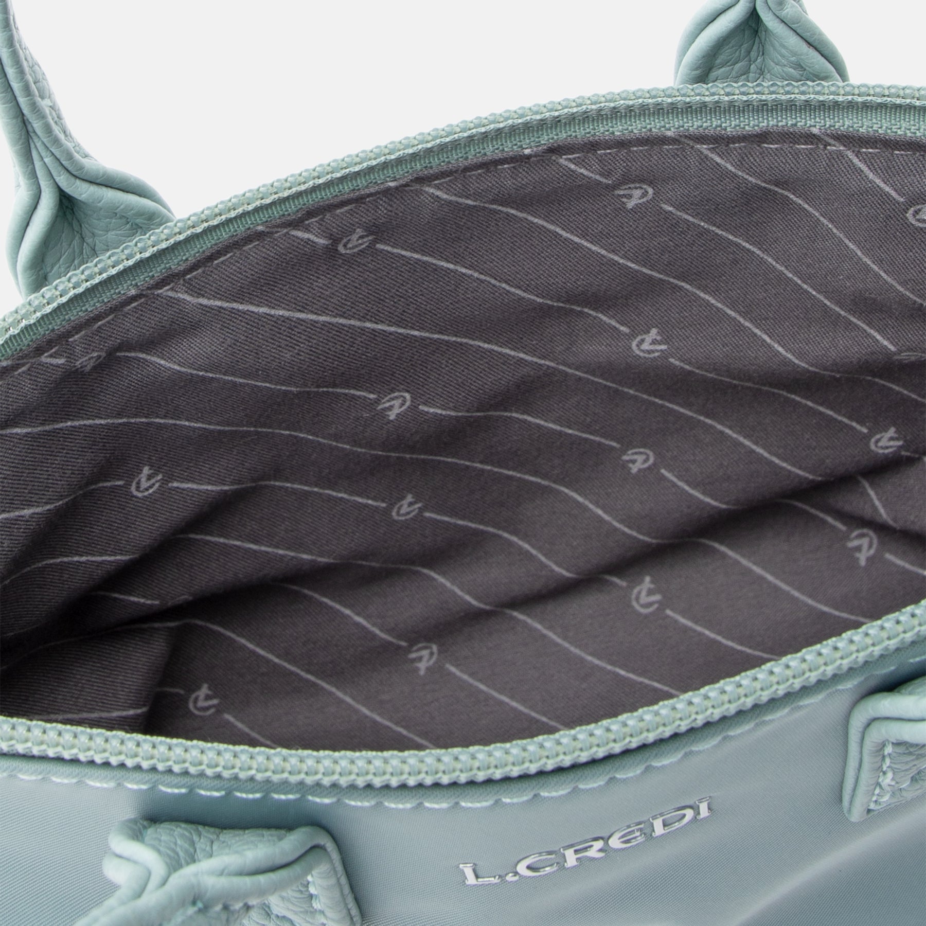 Henkeltasche mint blue Rhea Serie - L.Credi Munich