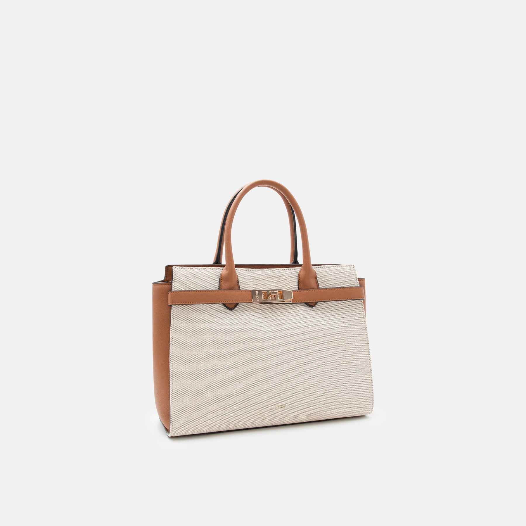 Henkeltasche beige/ mix Rea Serie - L.Credi Munich